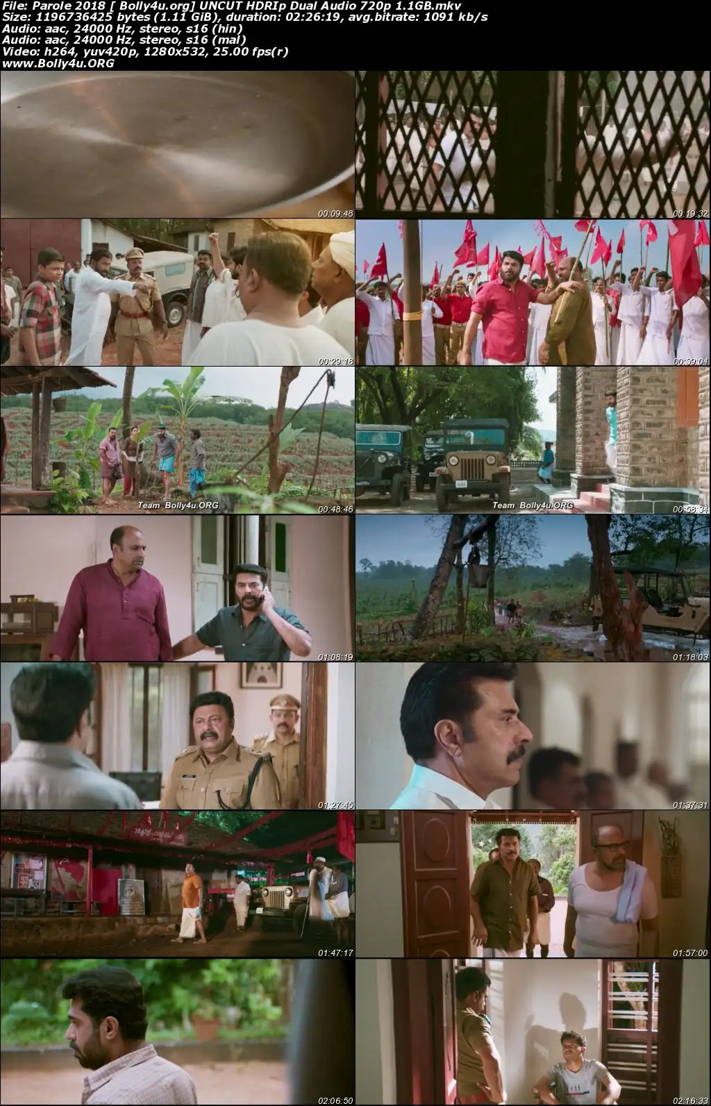 Parole 2018 HDRip 1.1GB UNCUT Hindi Dual Audio 720p Download