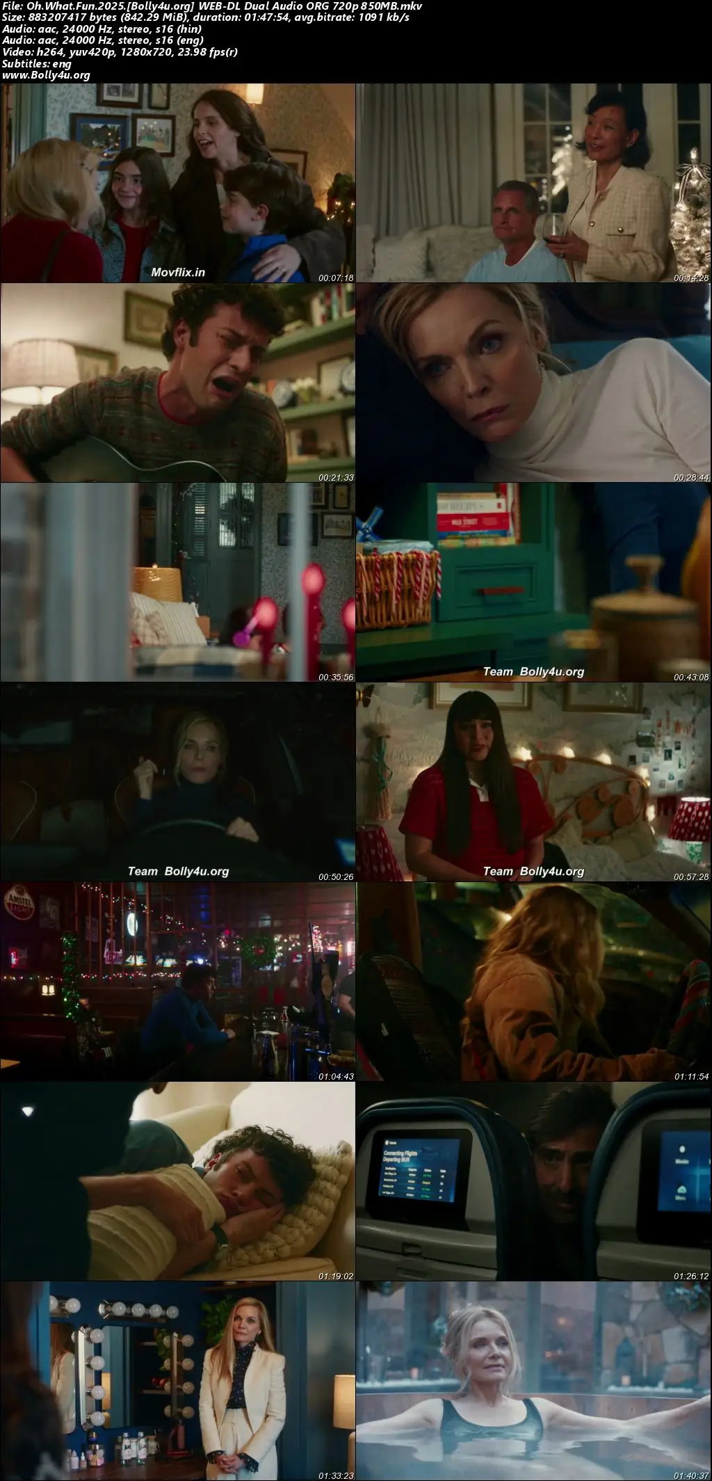Oh What Fun 2025 WEB-DL Hindi Dual Audio ORG Full Movie Download 1080p  720p  480p