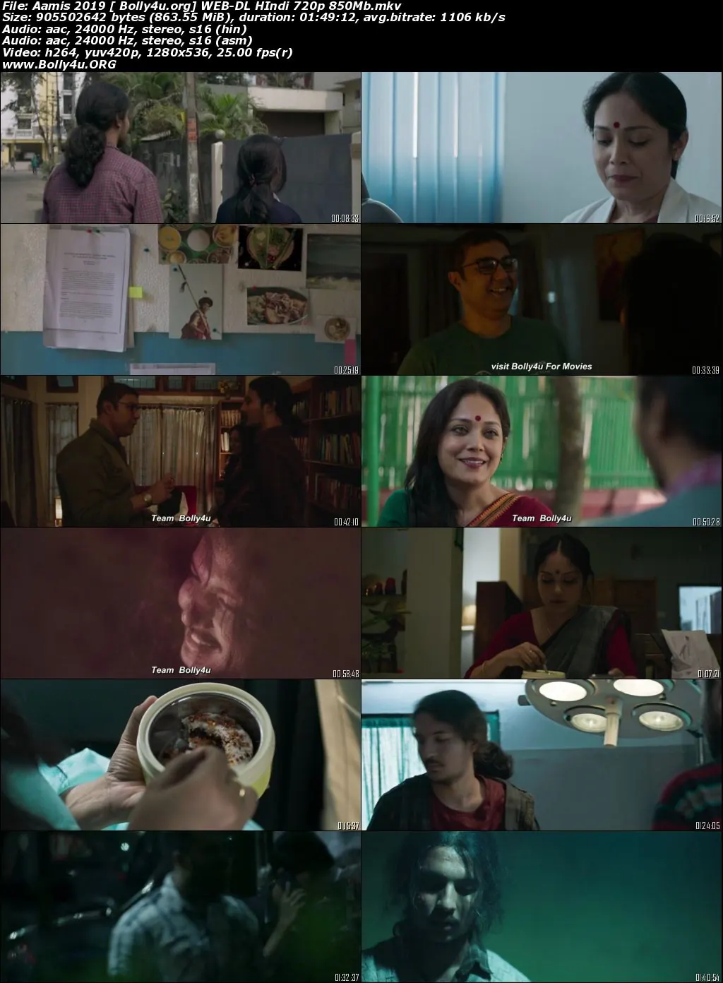 Aamis 2019 WEB-DL 850Mb Hindi Dubbed Movie Download 720p