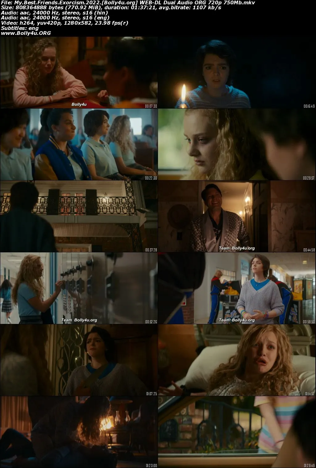 My Best Friends Exorcism 2022 WEB-DL Hindi Dual Audio ORG Full Movie Download 1080p  720p  480p