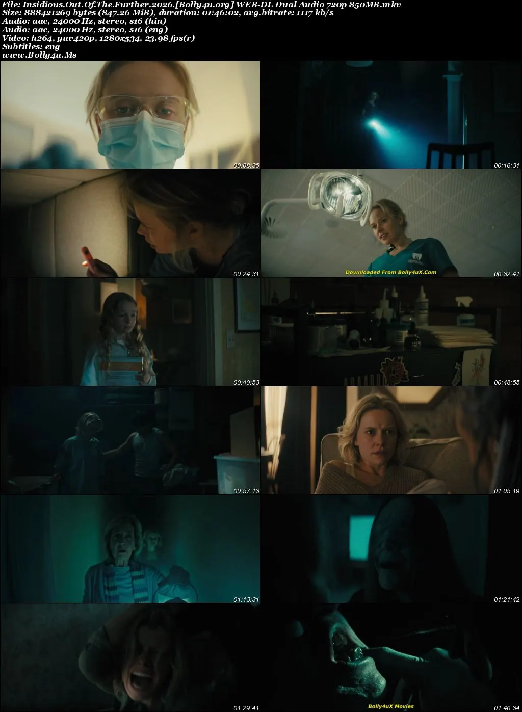 Insidious Out Of The Further 2026 WEB-DL Hindi Dual Audio ORG Full Movie Download 1080p  720p  480p
