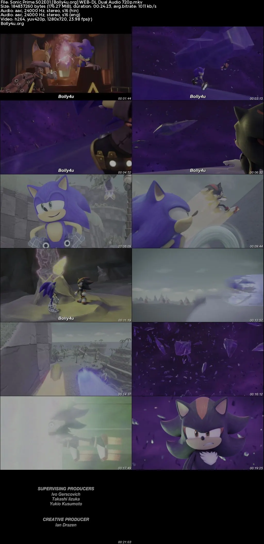 Sonic Prime 2023 WEB-DL Hindi Dual Audio ORG S02 Complete Download 720p  480p