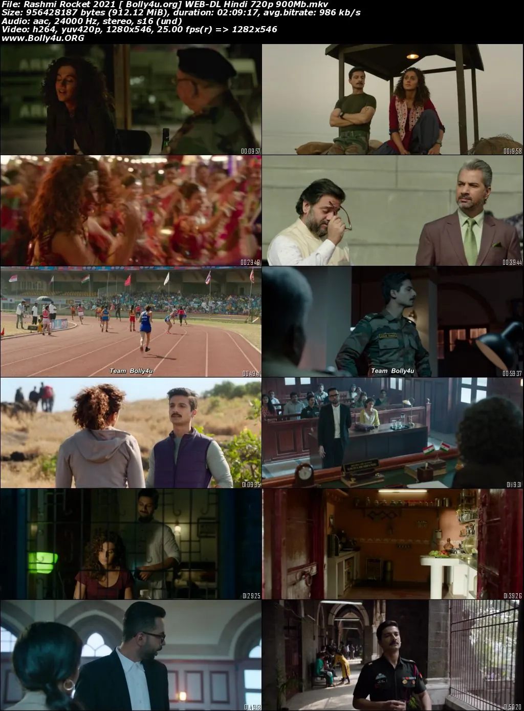 Rashmi Rocket 2021 WEB-DL 400Mb Full Hindi Movie Download 480p