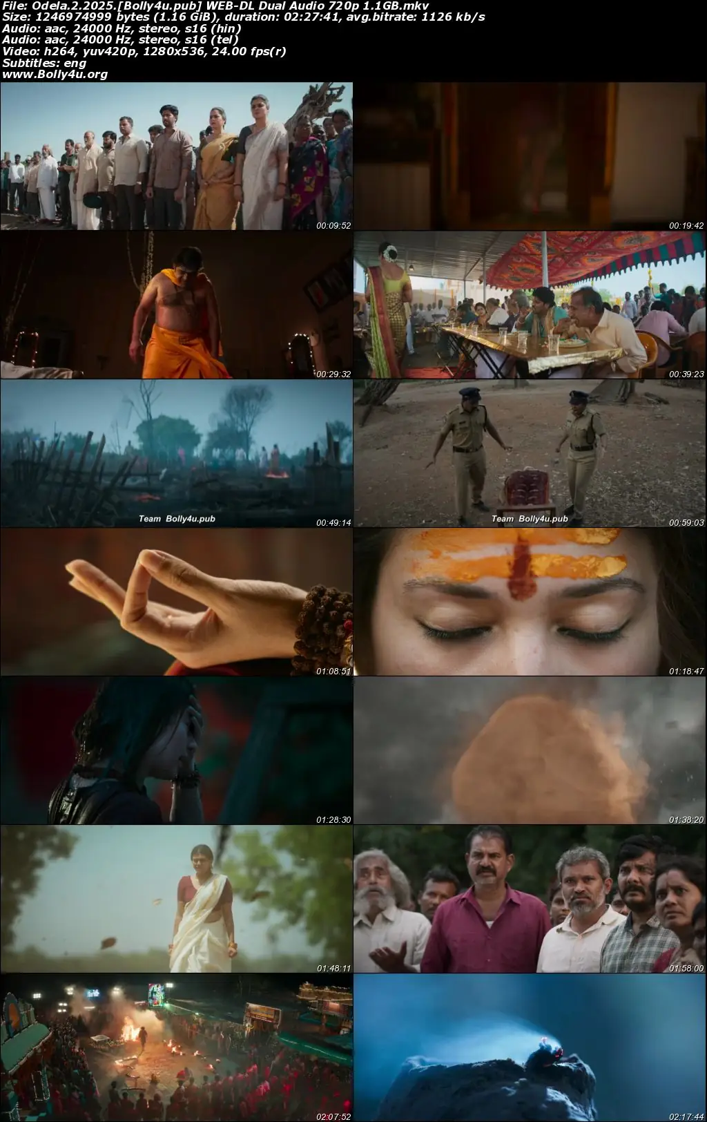 Odela 2 2025 WEB-DL UNCUT Hindi Dual Audio ORG Full Movie Download 1080p  720p  480p