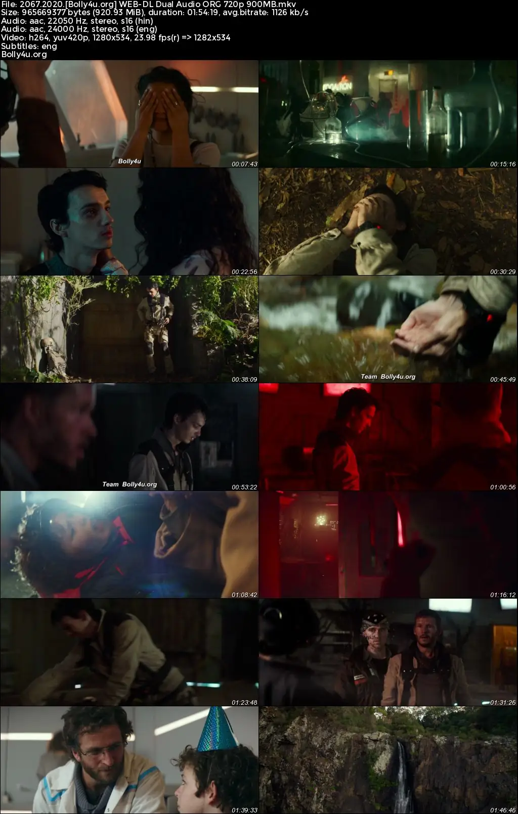 2067 2020 WEB-DL Hindi Dual Audio ORG Full Movie Download 1080p  720p  480p