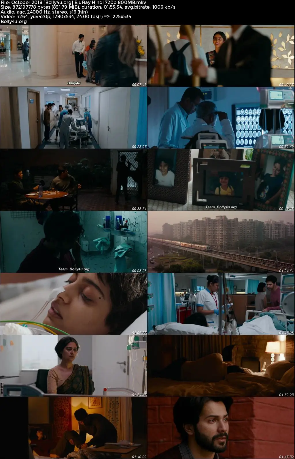 October 2018 BluRay Hindi Full Movie Download 1080p  720p  480p