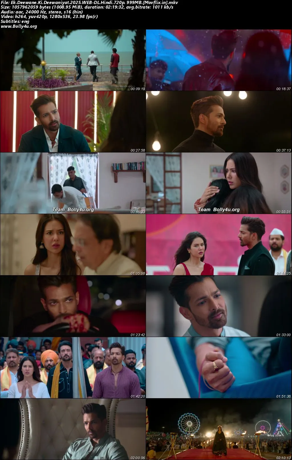 Ek Deewane Ki Deewaniyat 2025 WEB-DL Hindi Full Movie Download 1080p  720p  480p