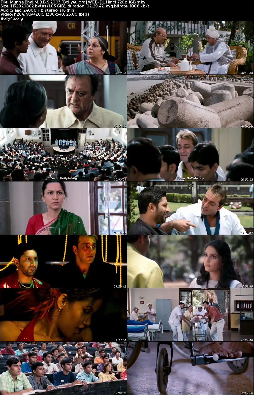 Munna Bhai M.B.B.S 2003 WEB-DL Hindi Full Movie Download 1080p  720p  480p