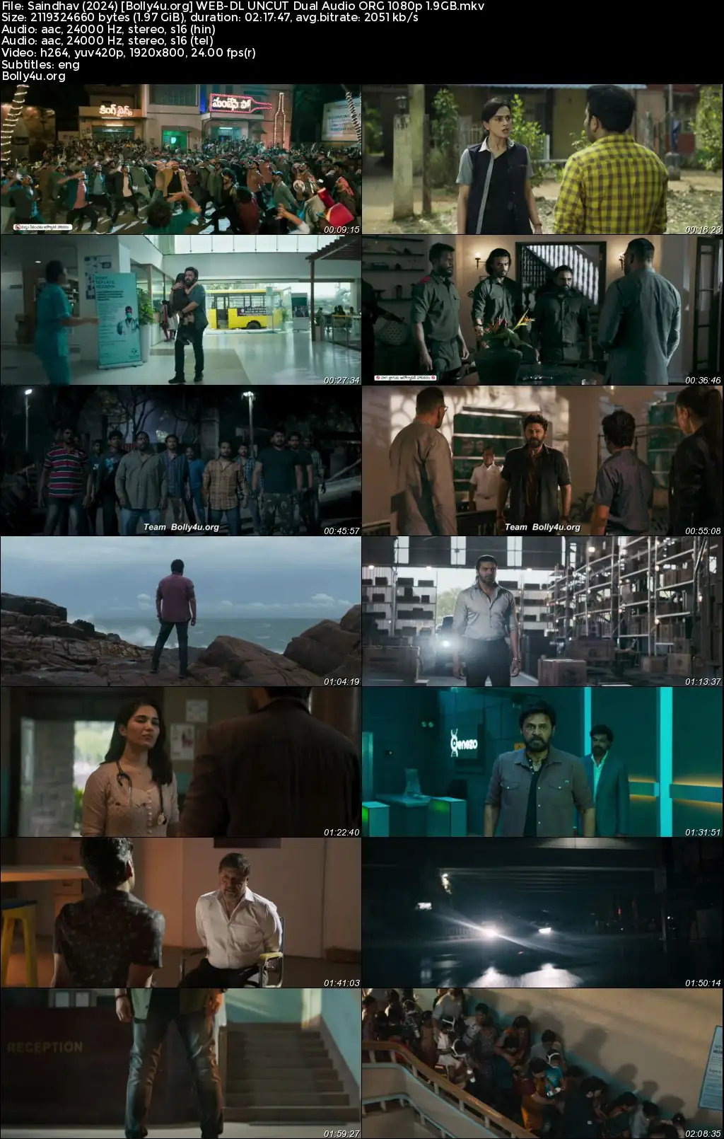 Saindhav 2024 WEB-DL UNCUT Hindi Dual Audio ORG Full Movie Full Movie Download 1080p  720p  480p