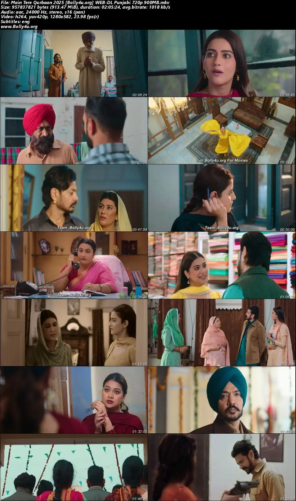 Main Tere Qurbaan 2025 WEB-DL Punjabi Full Movie Download 1080p  720p  480p