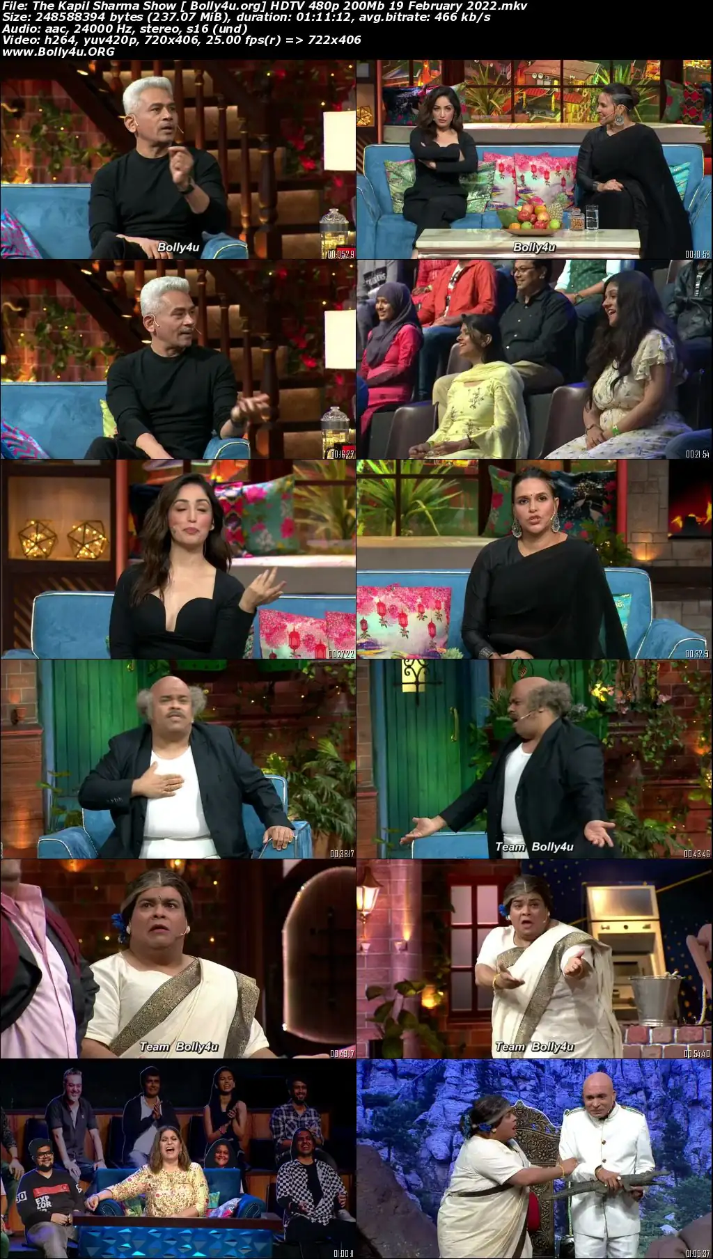 The Kapil Sharma Show HDTV 480p 200Mb 19 February 2022 Download