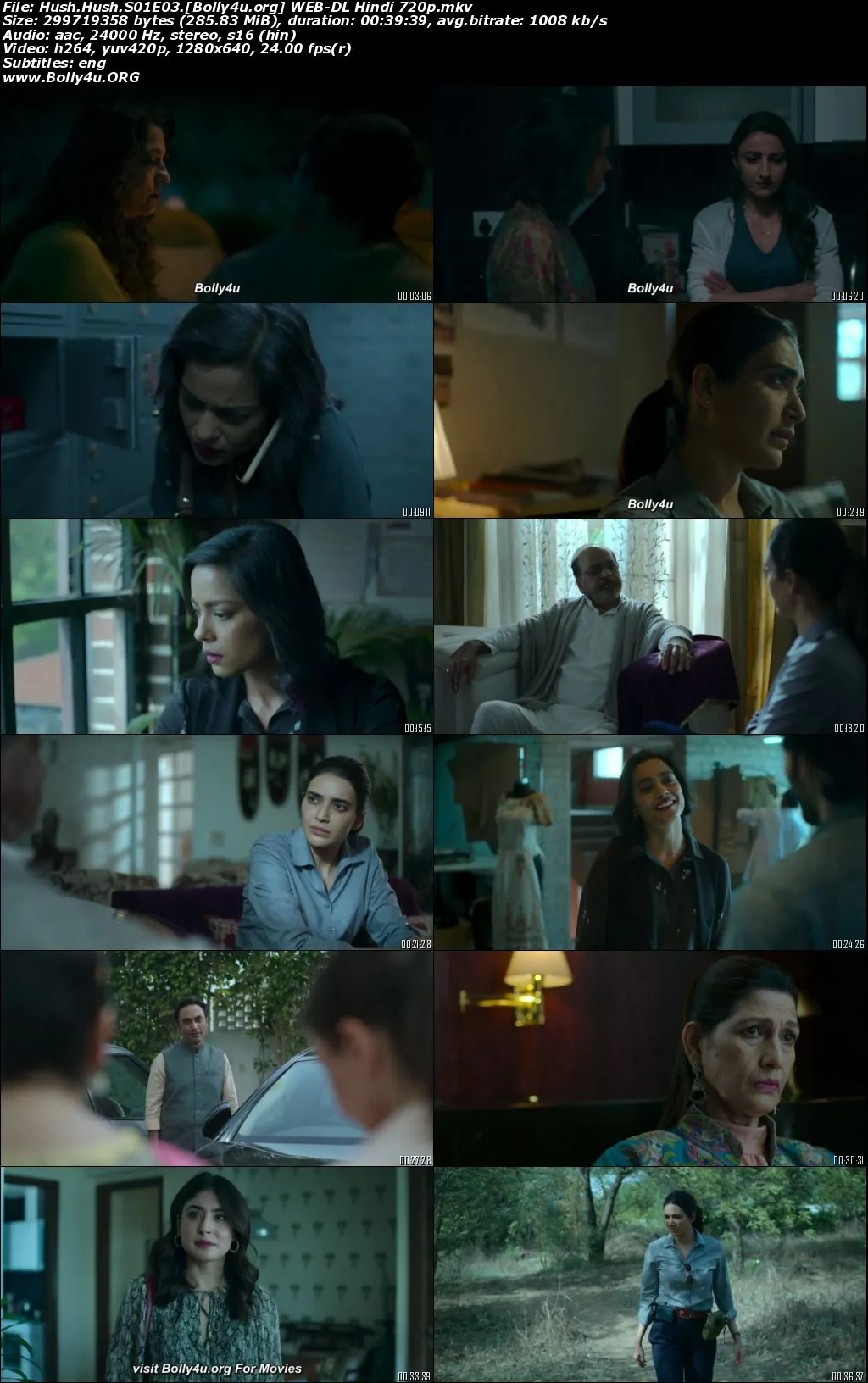 Hush Hush 2022 WEB-DL Hindi S01 Complete Download 720p  480p