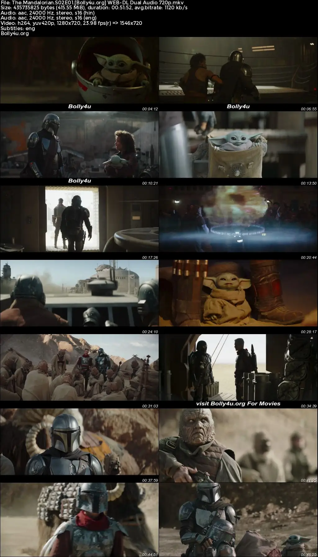 The Mandalorian 2020 WEB-DL Hindi Dual Audio ORG S02 Complete Download 720p  480p