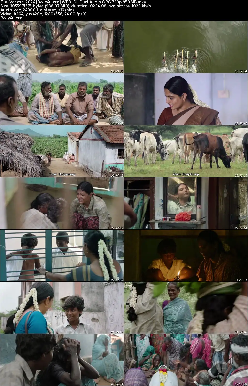 Vaazhai 2024 WEB-DL UNCUT Hindi Dual Audio ORG Full Movie Download 1080p  720p  480p