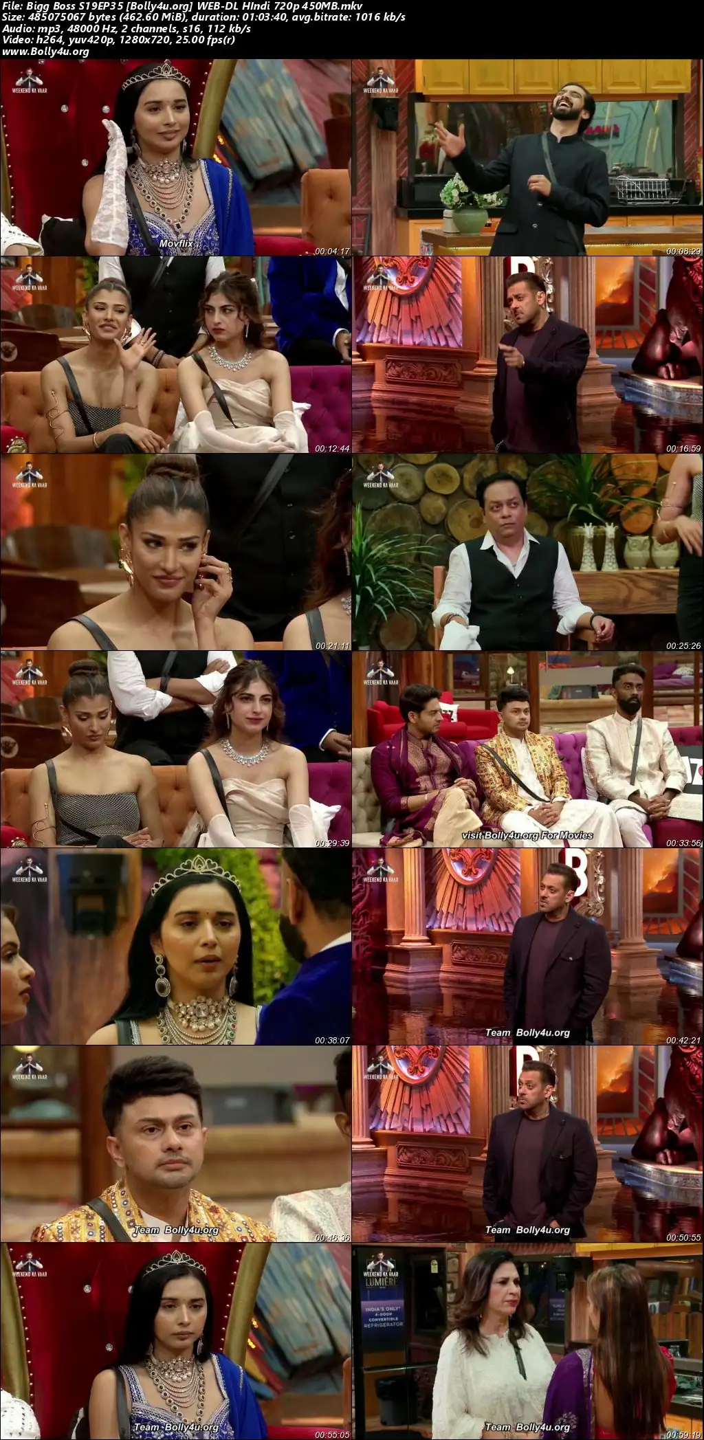 Bigg Boss 2025 WEB-DL Hindi S19EP35 Download 720p  480p