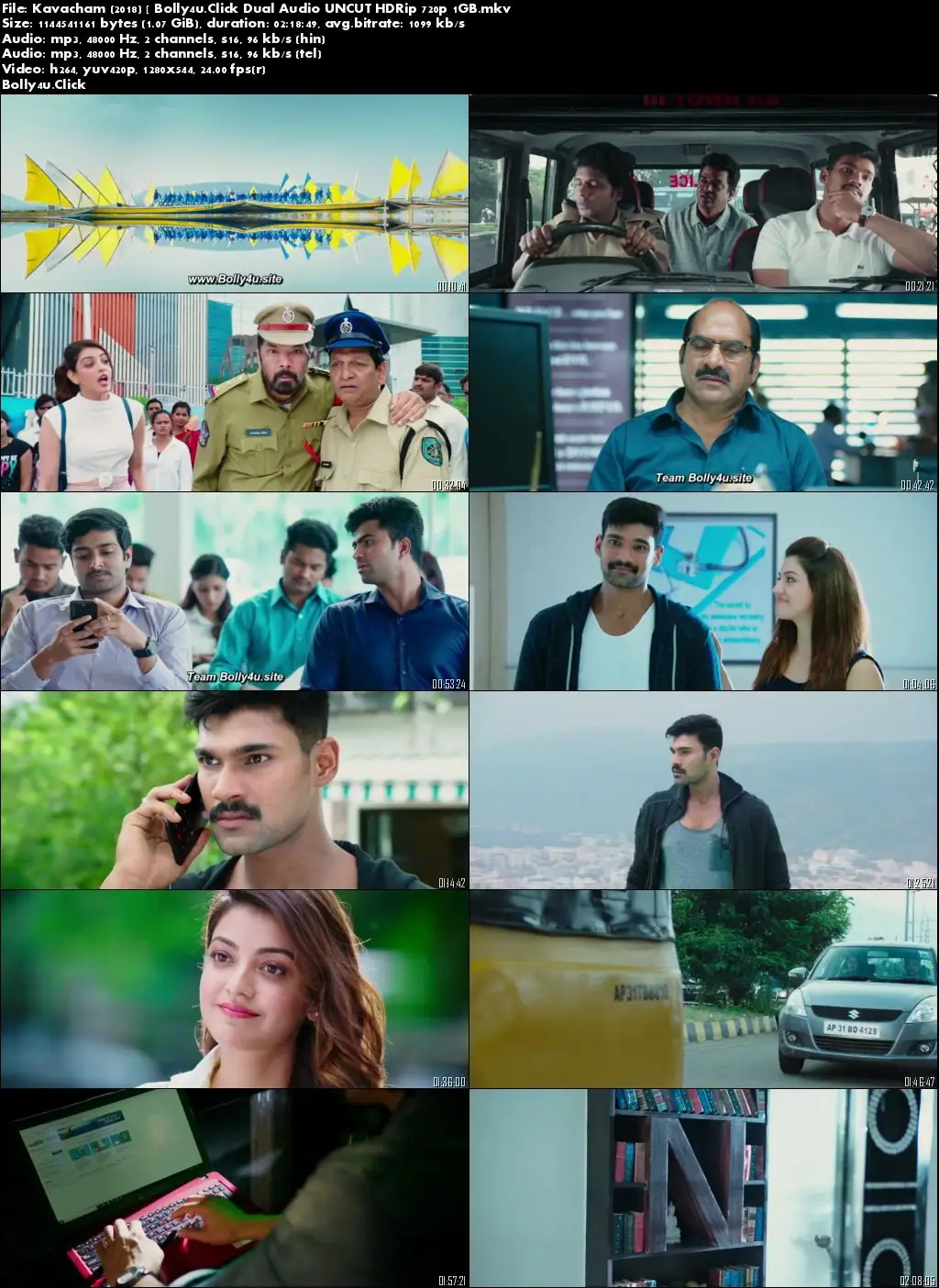 Kavacham 2018 HDRip 400MB UNCUT Hindi Dual Audio 480p Download