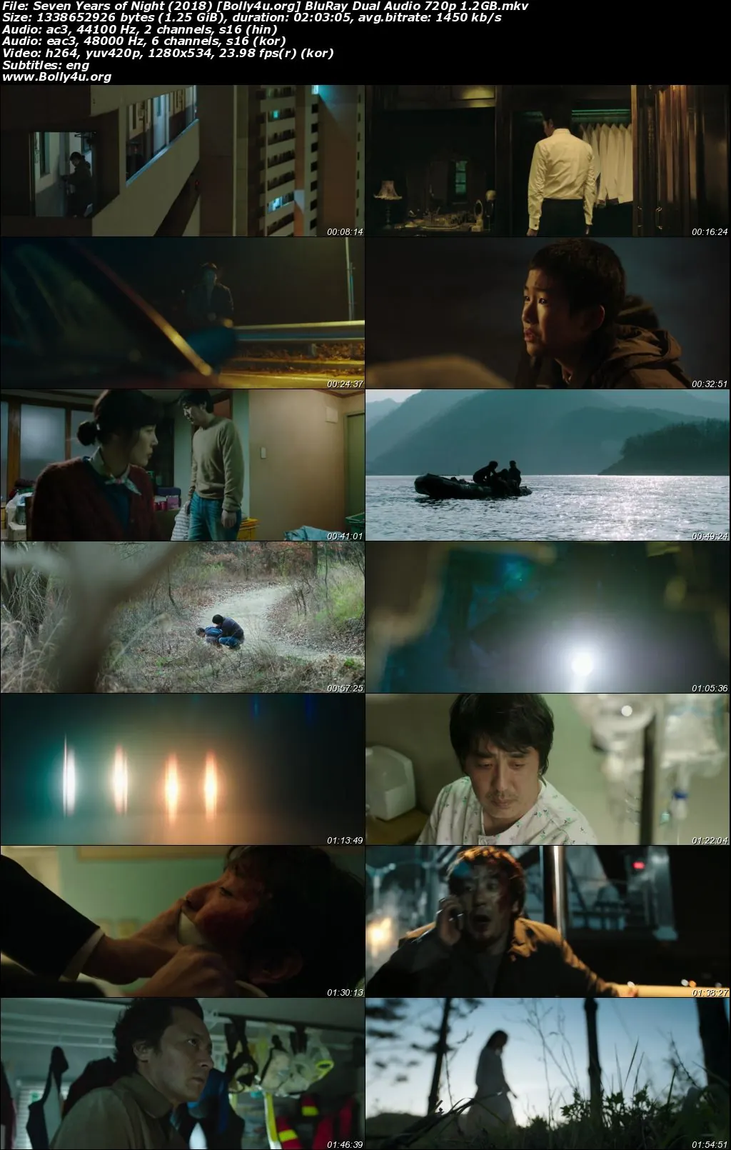 Seven Years of Night 2018 BluRay Hindi Dual Audio Full Movie Download 720p  480p