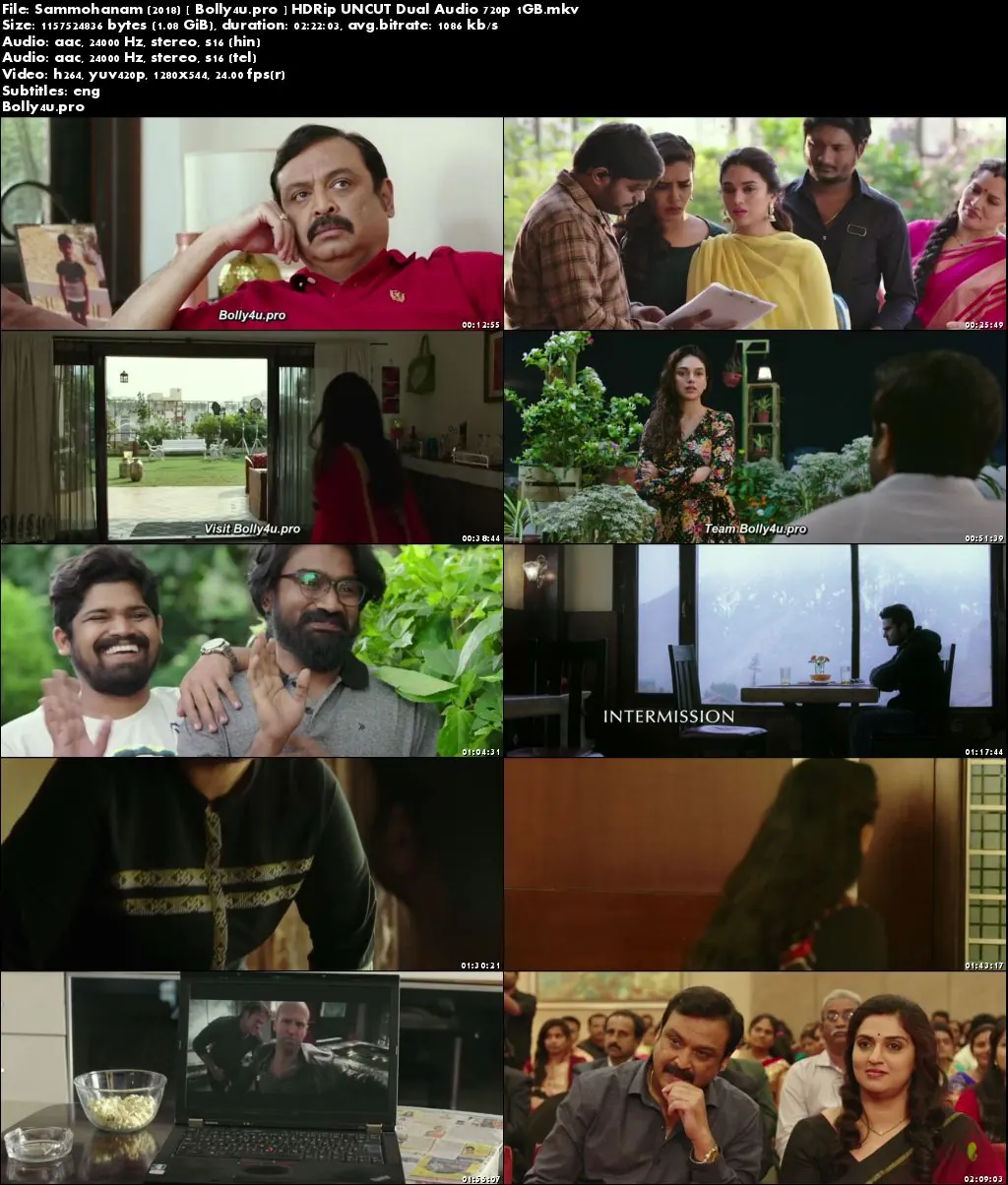 Sammohanam 2018 HDRip 1GB UNCUT Hindi Dual Audio 720p Download