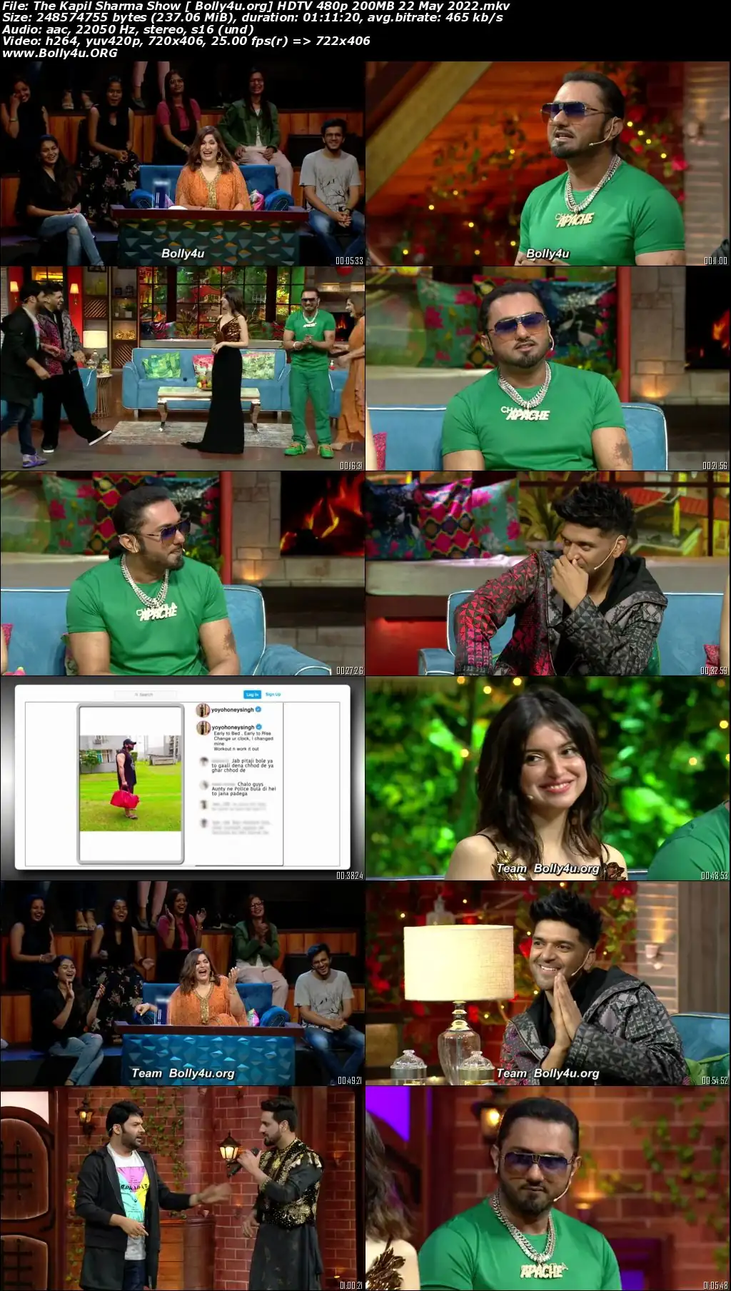 The Kapil Sharma Show HDTV 480p 200MB 22 May 2022 Download