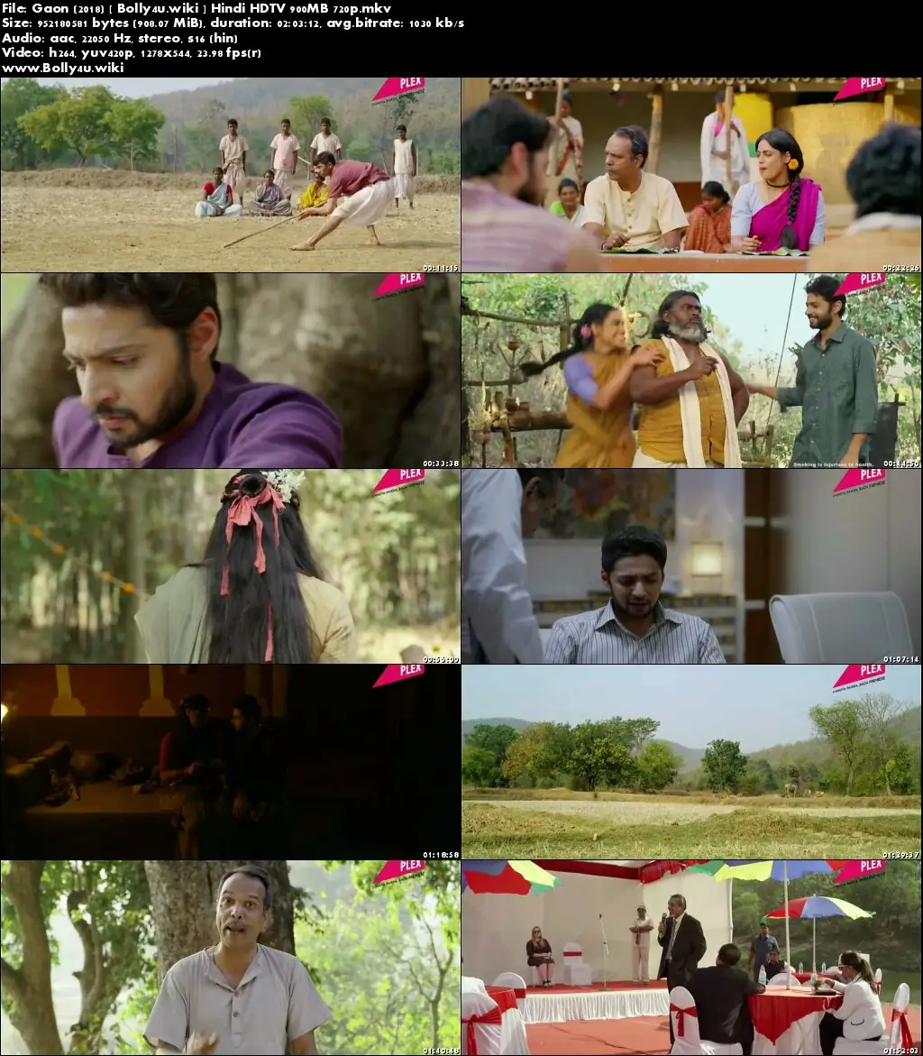 Gaon 2018 HDTV 900MB Full Hindi Movie Download 720p