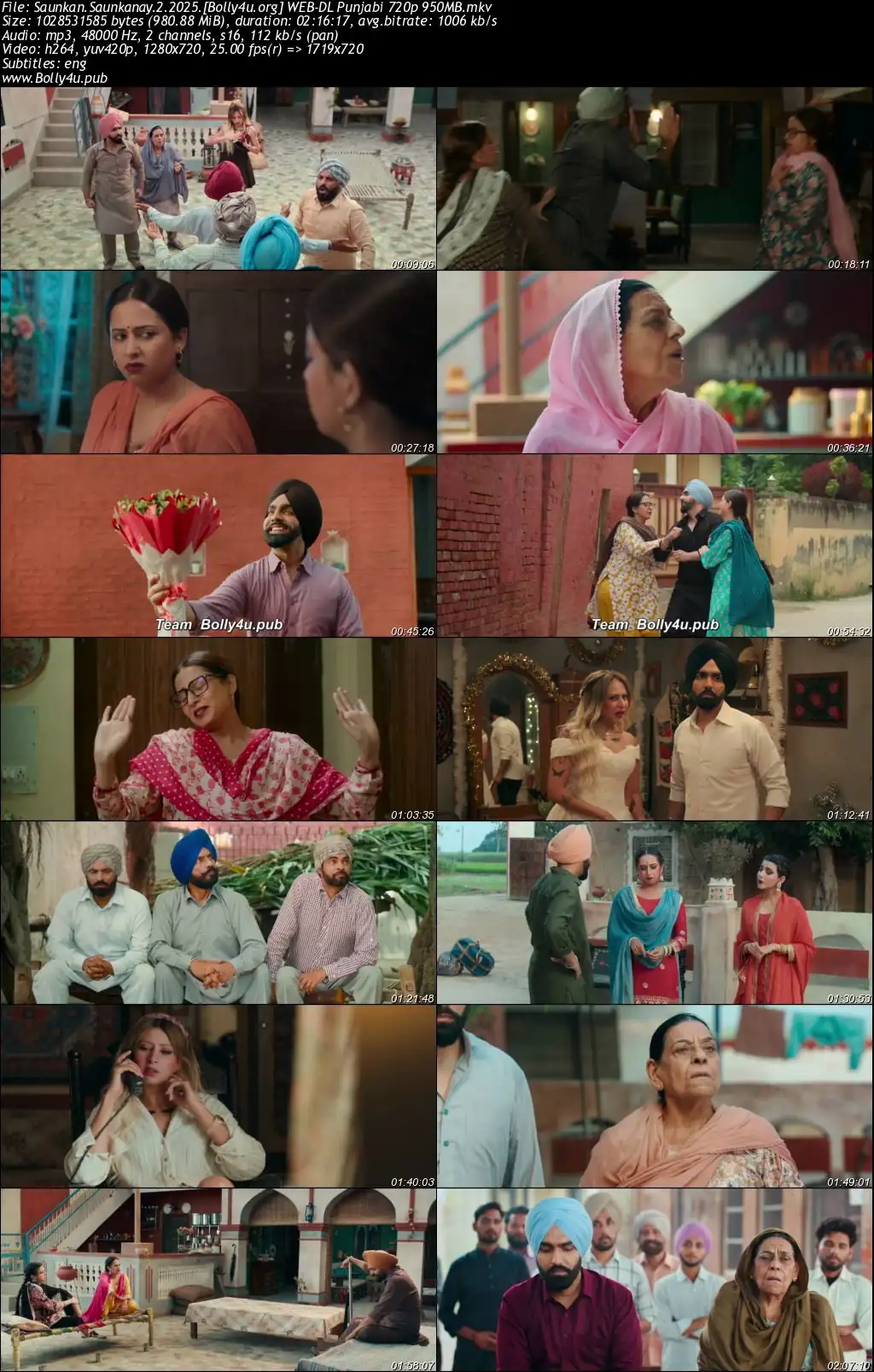 Saunkan Saunkanay 2 2025 WEB-DL Punjabi Full Movie Download 1080p  720p  480p