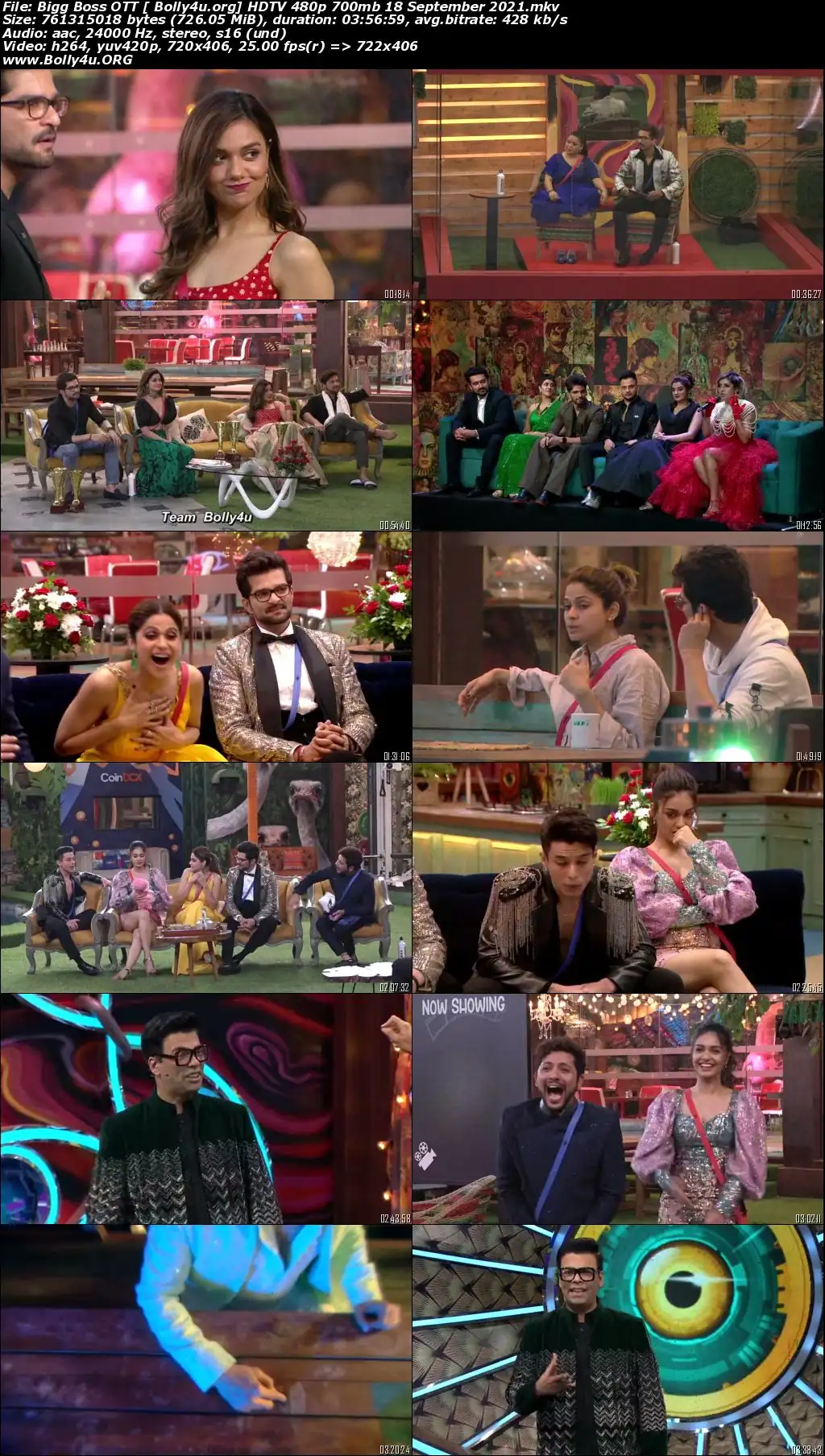 Bigg Boss OTT HDTV 480p 700mb 18 September 2021 Download