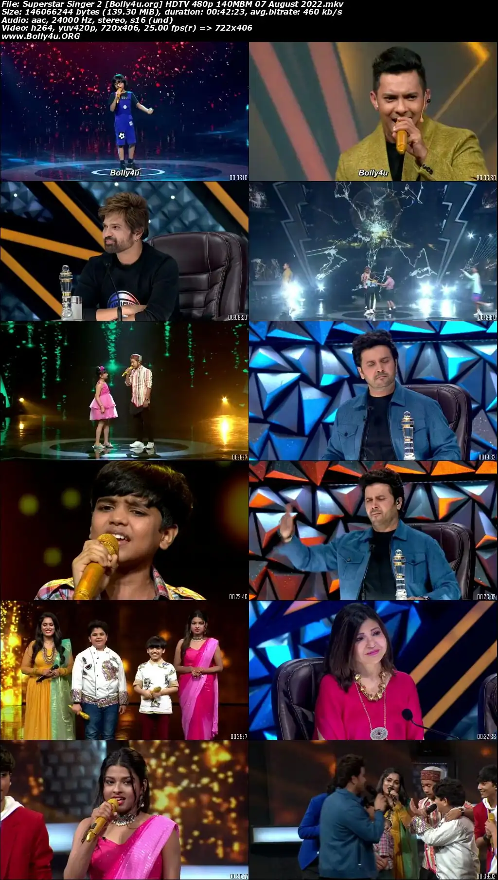 Superstar Singer 2 HDTV 480p 140MB 07 August 2022 Download Superstar Singer 2 HDTV 480p 140MB 07 August 2022 Download