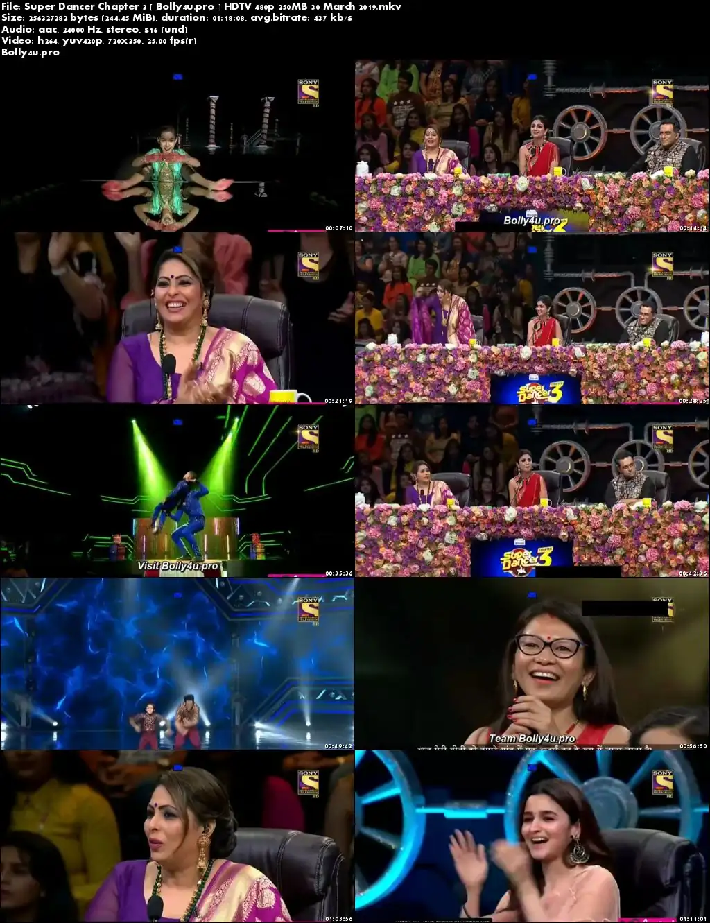 Super Dancer Chapter 3 HDTV 480p 250MB 30 March 2019 Download