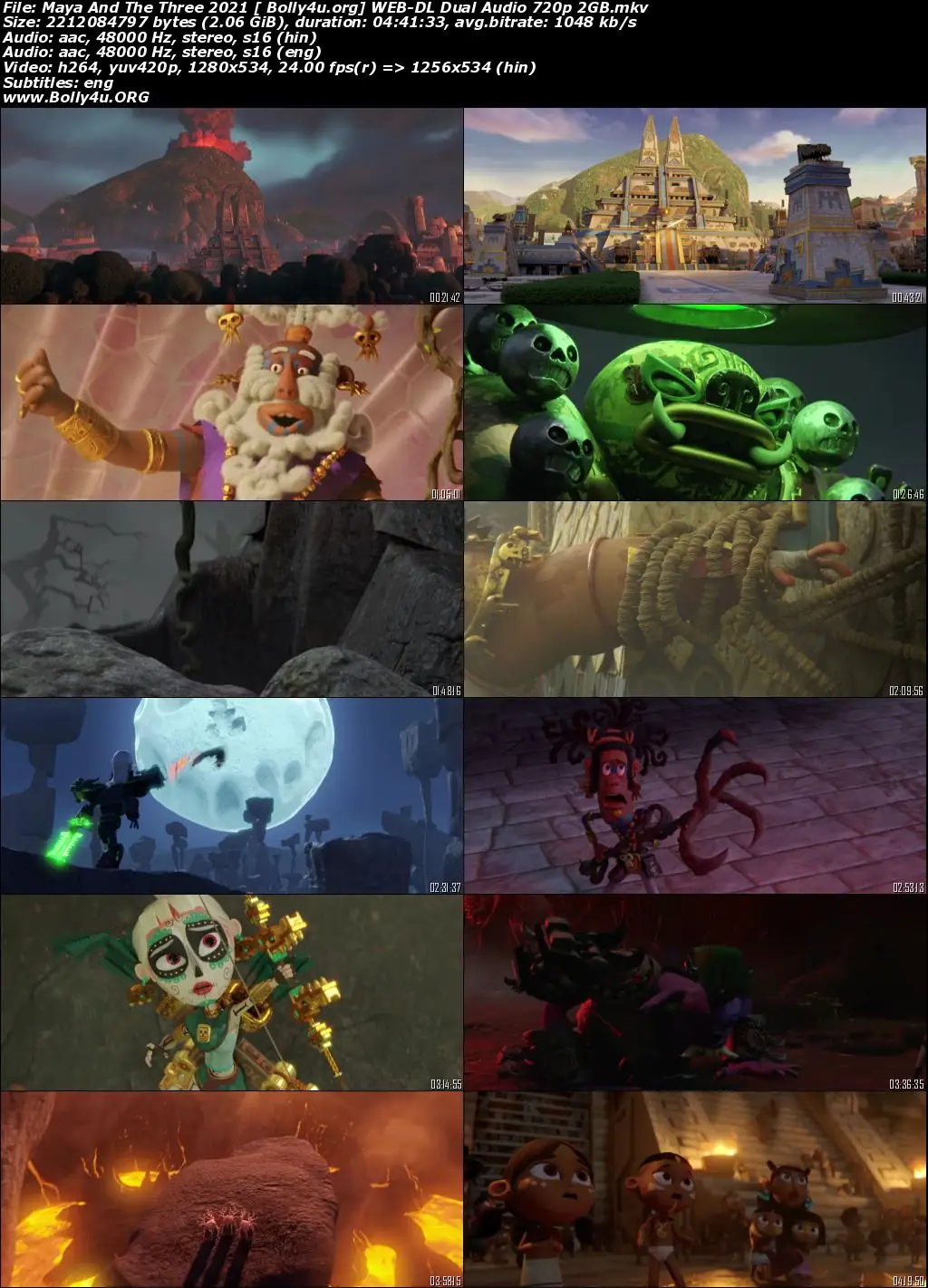 Maya And The Three 2021 WEB-DL 900MB Hindi Dual Audio S01 Download 480p