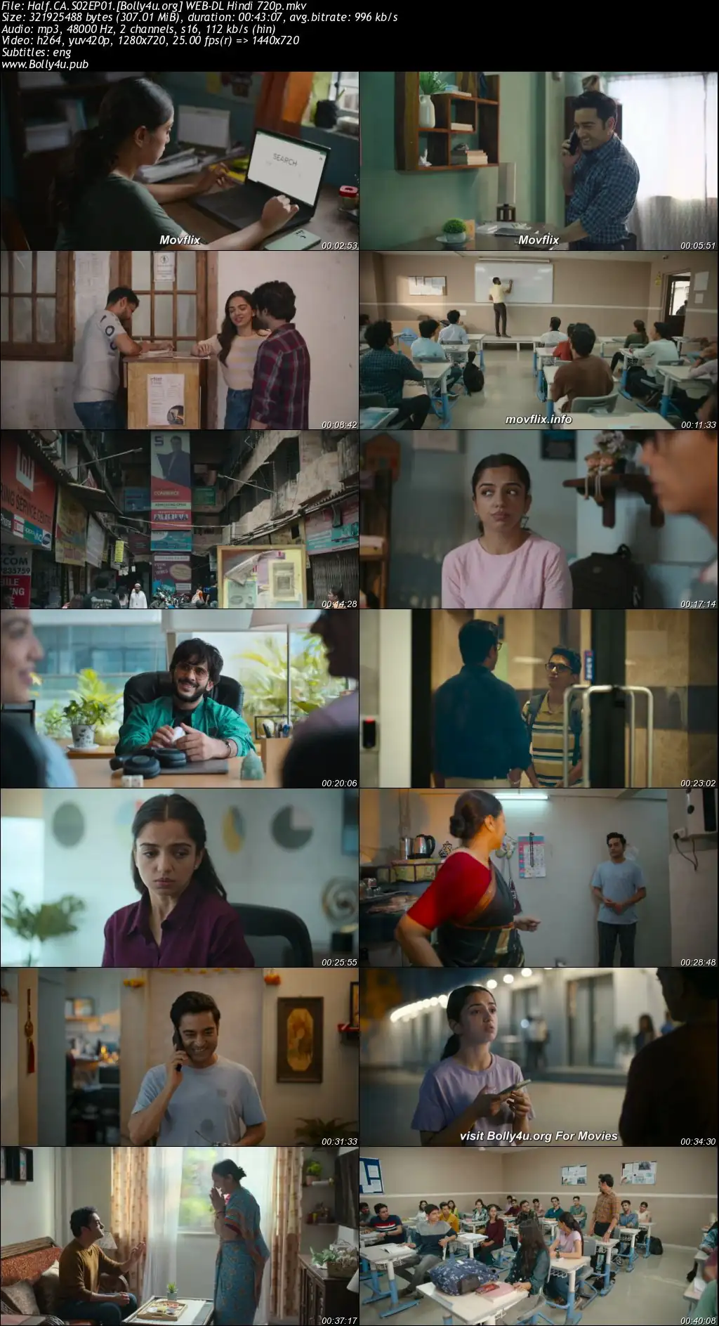Half CA 2025 WEB-DL Hindi S02 Complete Download 720p  480p