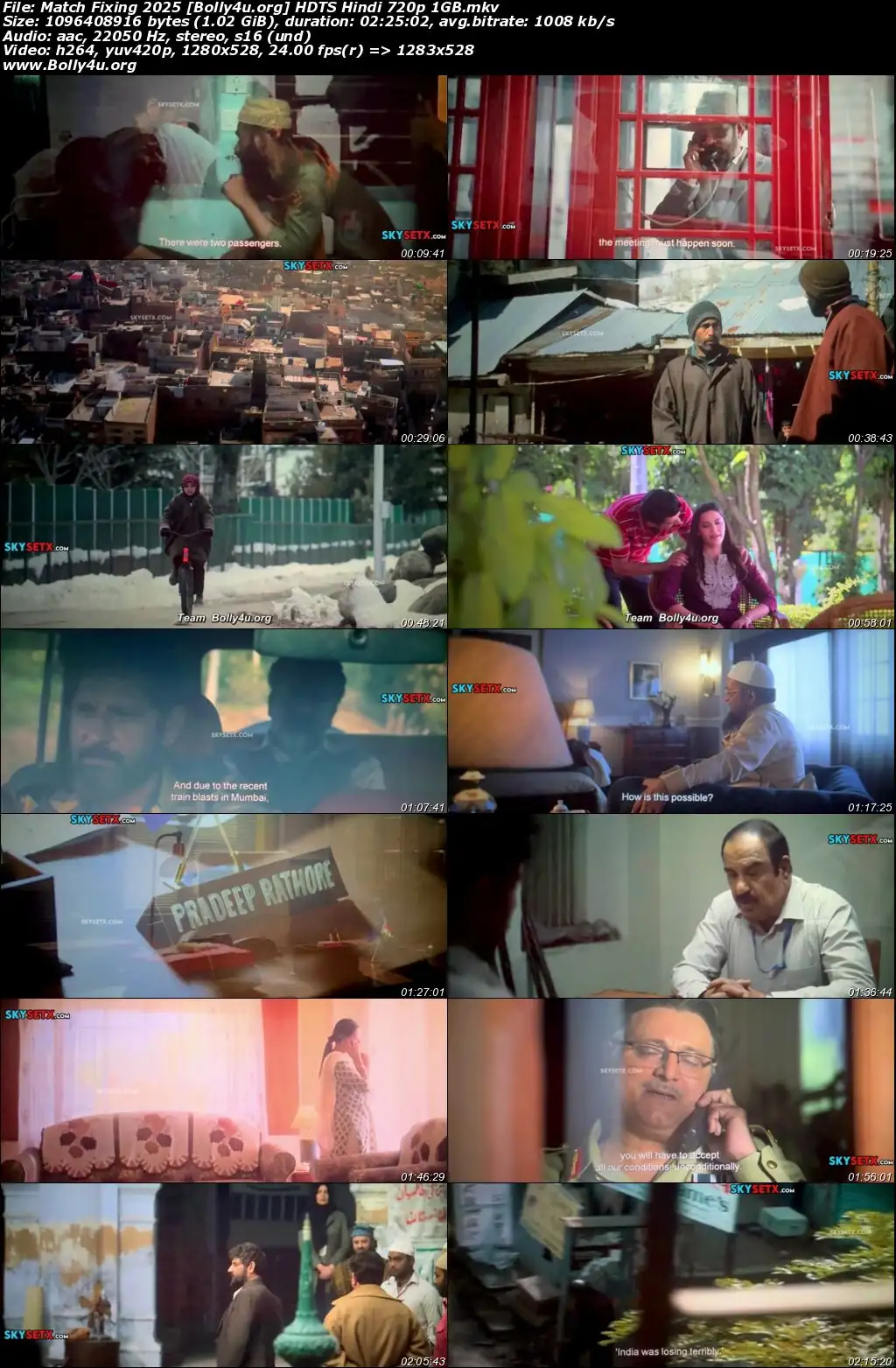 Match Fixing 2025 HDTS Hindi Full Movie Download 1080p  720p  480p