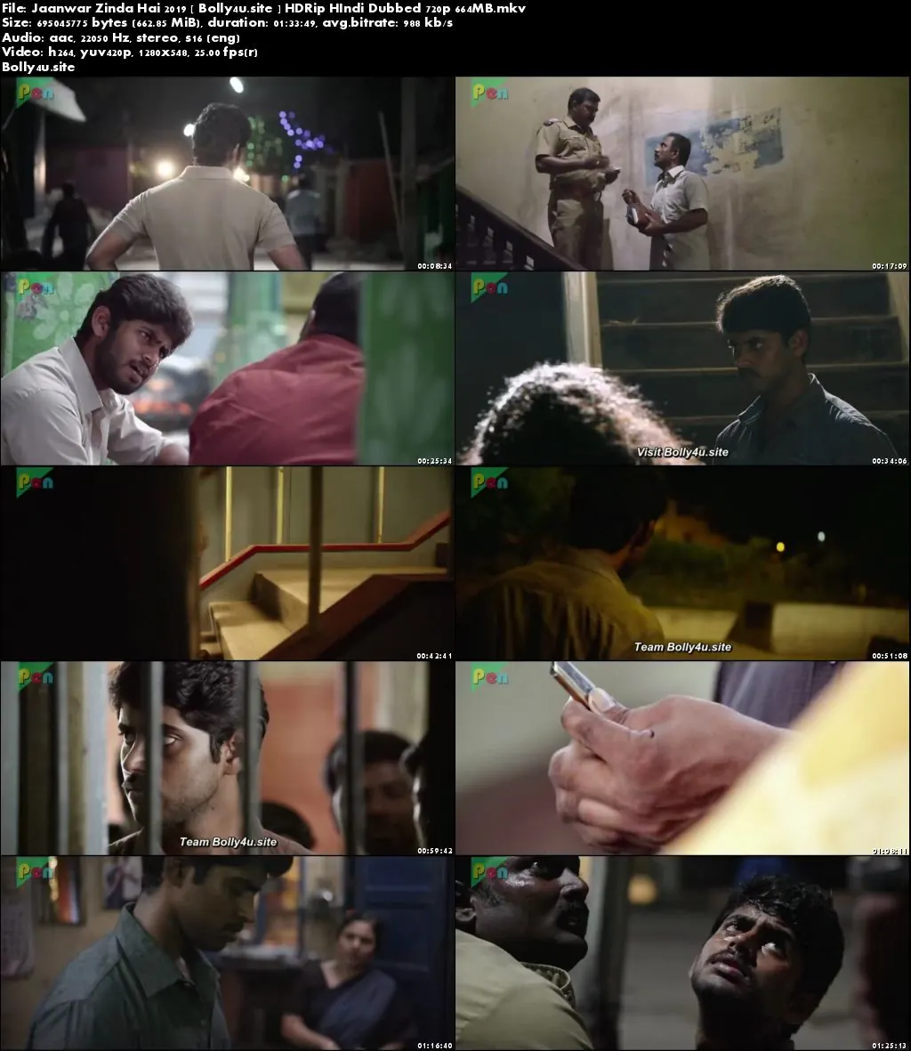 Jaanwar Zinda Hai 2019 HDRip 650MB Hindi Dubbed 720p Download