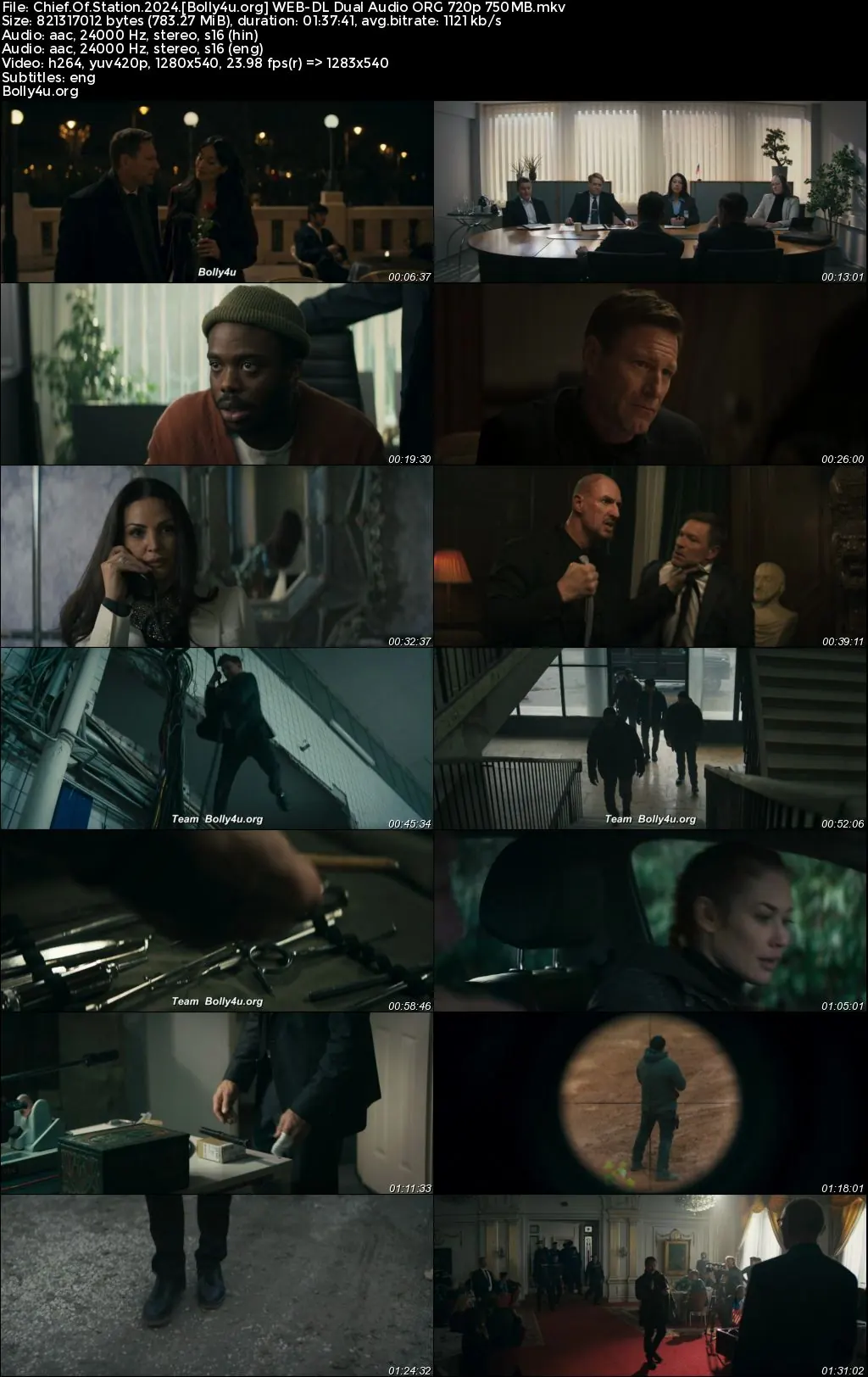 Chief Of Station 2024 WEB-DL Hindi Dual Audio ORG Full Movie Download 1080p  720p  480p
