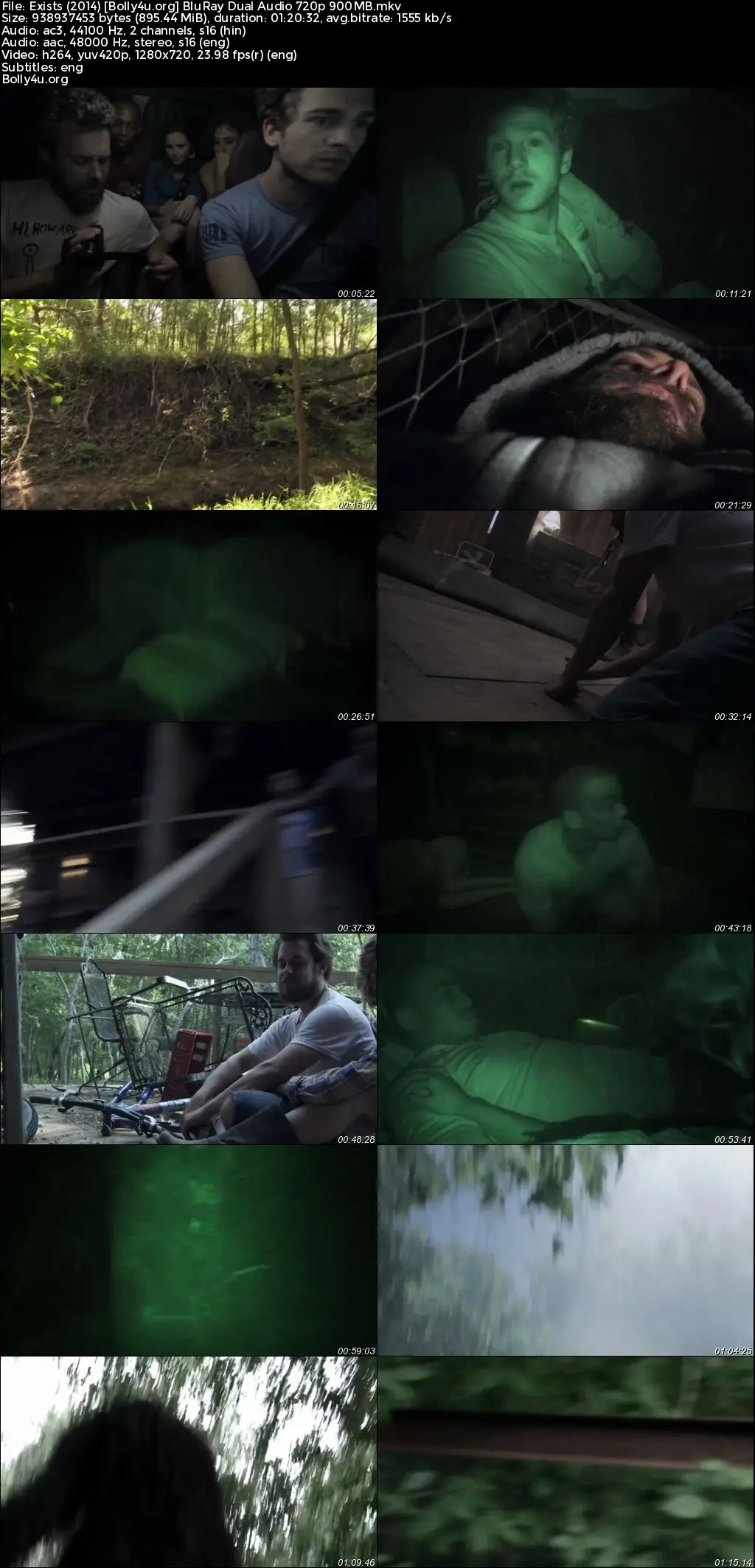 Exists 2014 BluRay Hindi Dual Audio Full Movie Download 720p  480p