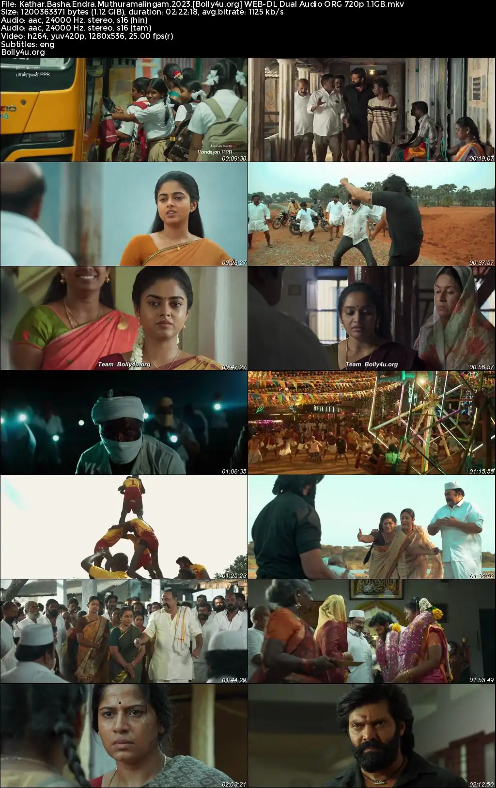 Kathar Basha Endra Muthuramalingam 2023 WEB-DL UNCUT Hindi Dual Audio ORG Full Movie Download 1080p  720p  480p