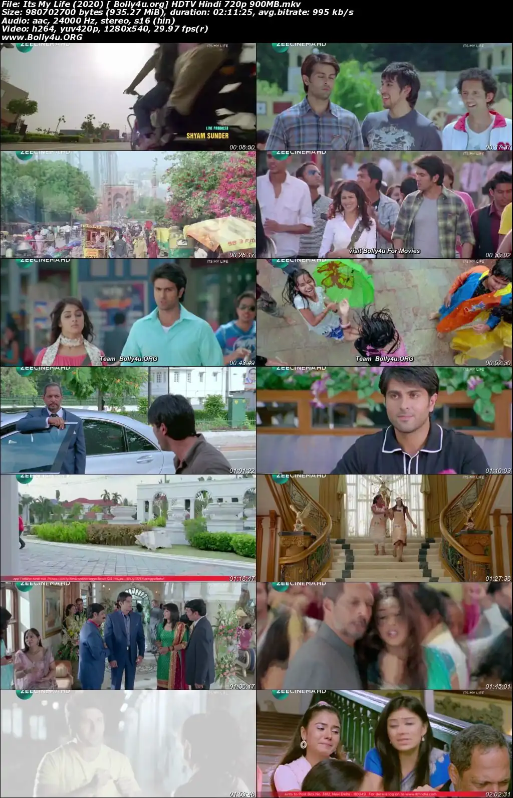 Its My Life 2020 HDTV 300MB Hindi Movie Download 480p