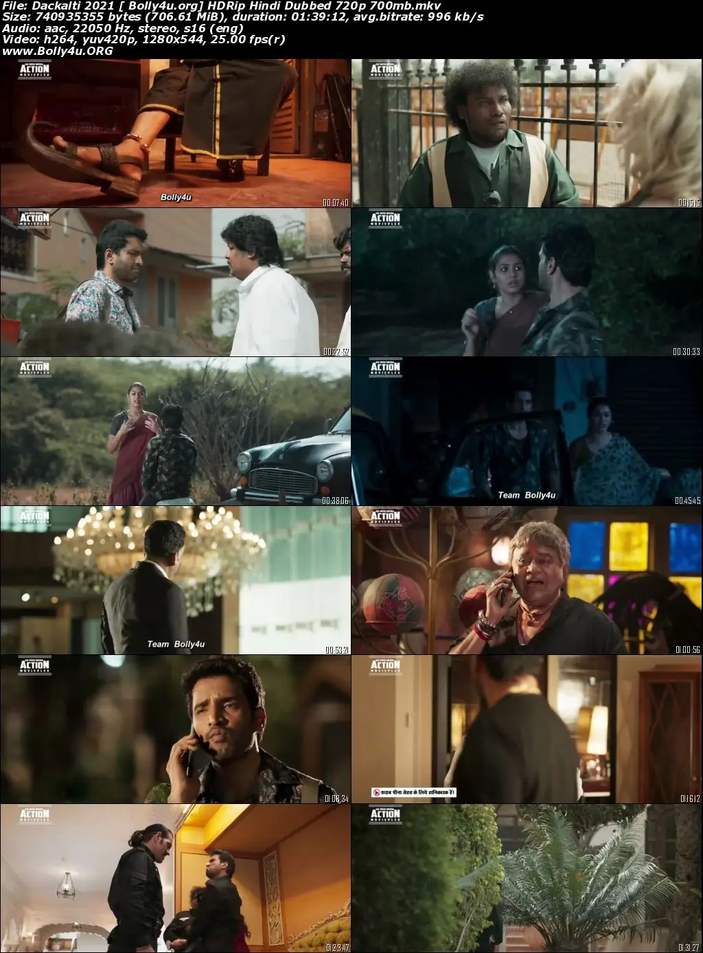 Dackalti 2021 HDRip 700MB Hindi Dubbed 720p Download