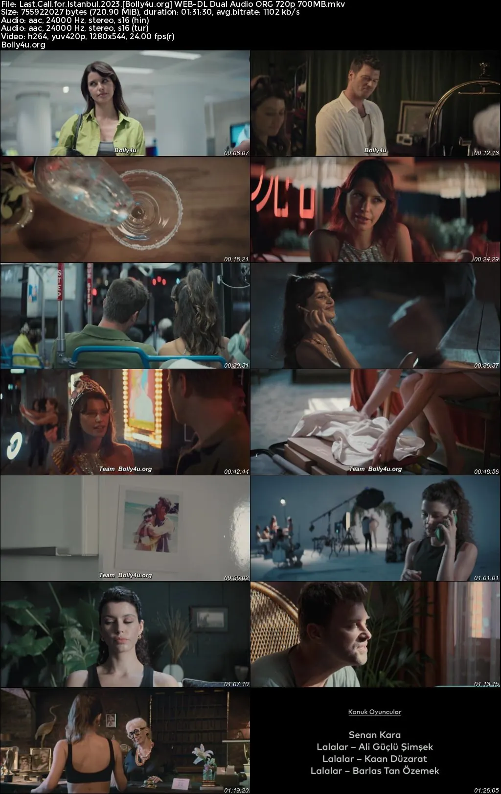 Last Call For Istanbul 2023 WEB-DL Hindi Dual Audio ORG Full Movie Download 1080p  720p  480p