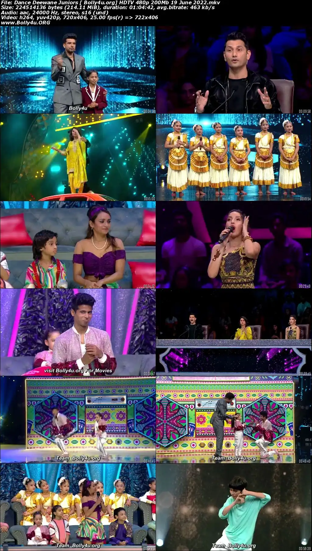 Dance Deewane Juniors HDTV 480p 200Mb 19 June 2022 Download