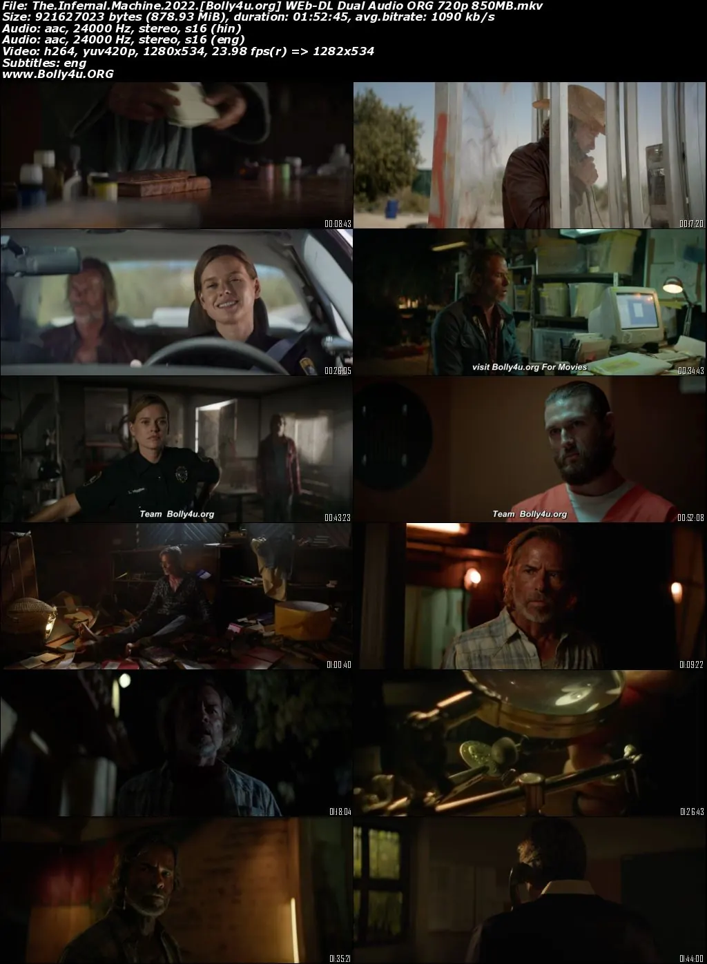 The Infernal Machine 2022 WEB-DL Hindi Dual Audio ORG Full Movie Download 1080p  720p  480p