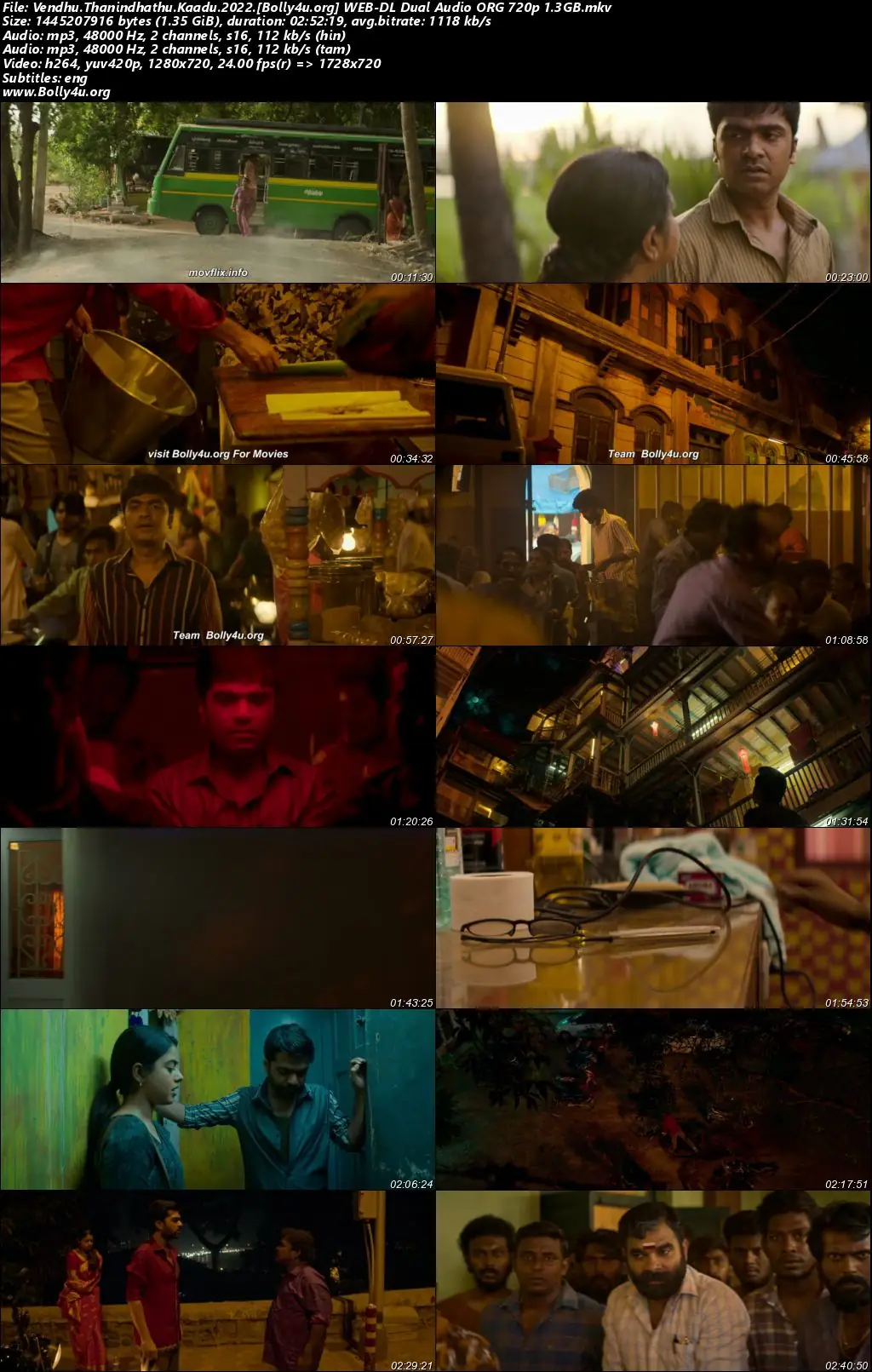 Vendhu Thanindhathu Kaadu 2022 WEB-DL UNCUT Hindi Dual Audio ORG Full Movie Download 1080p  720p  480p