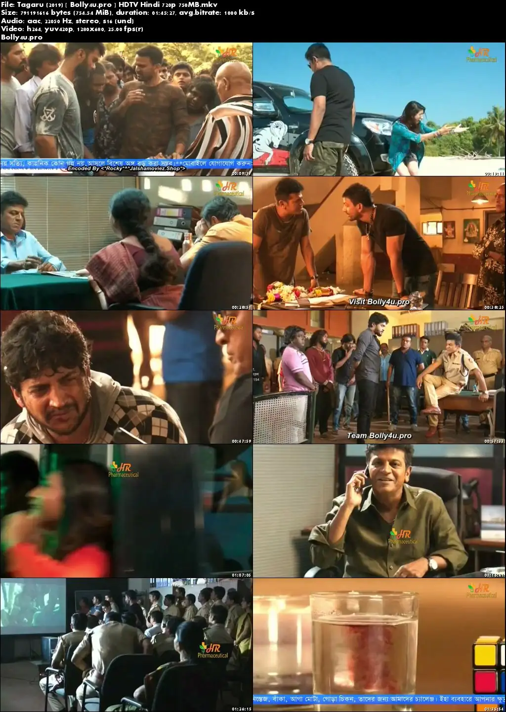 Tagaru 2019 HDTV 300Mb Full Hindi Dubbed Movie Download 480p