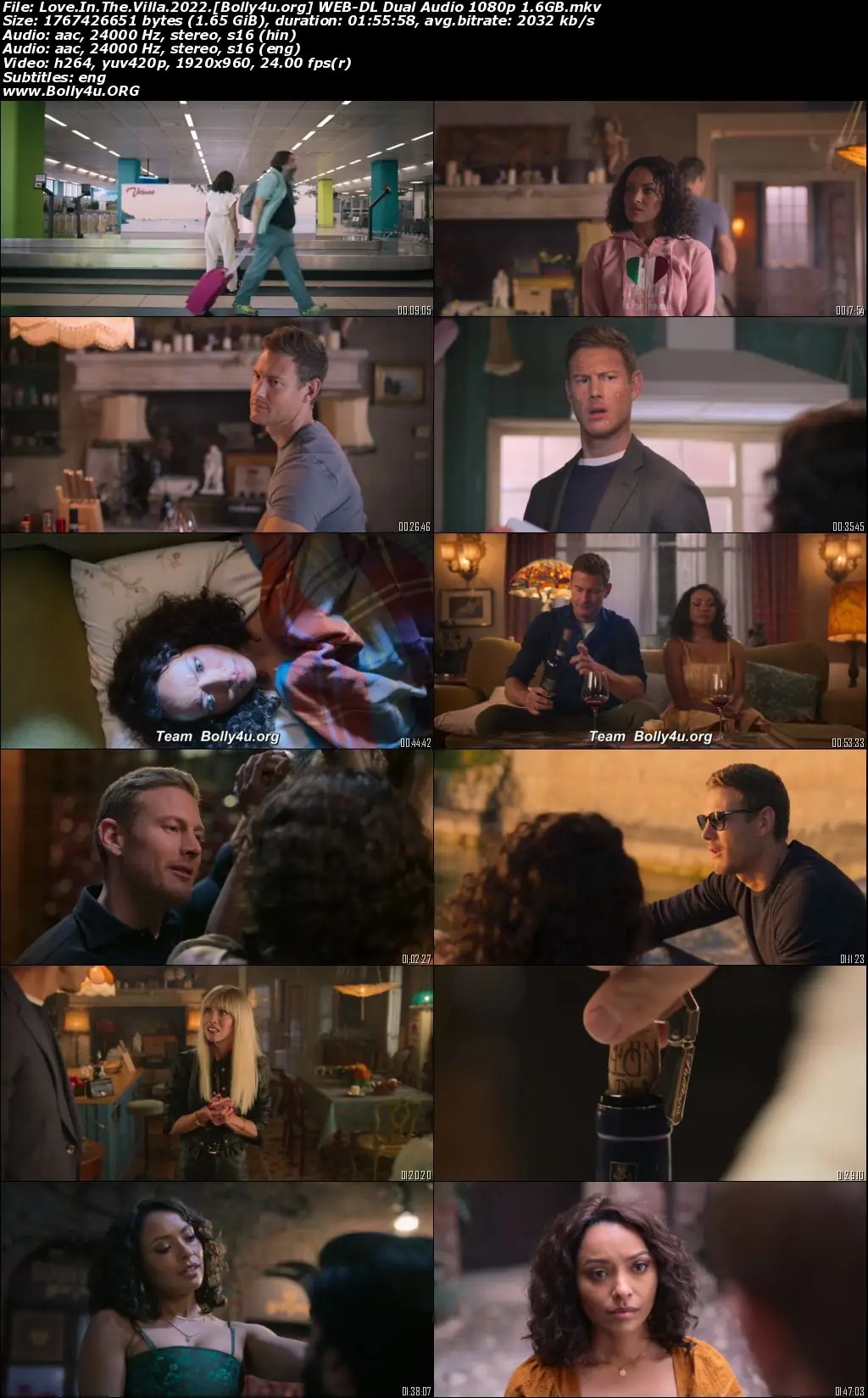 Love In The Villa 2022 WEB-DL Hindi Dual Audio ORG Full Movie Download 1080p  720p  480p