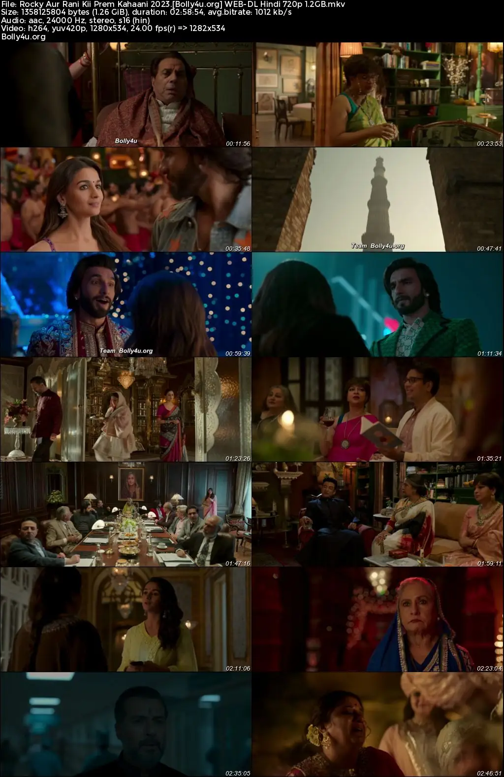 Rocky Aur Rani Kii Prem Kahaani 2023 WEB-DL Hindi Full Movie Download 1080p  720p  480p