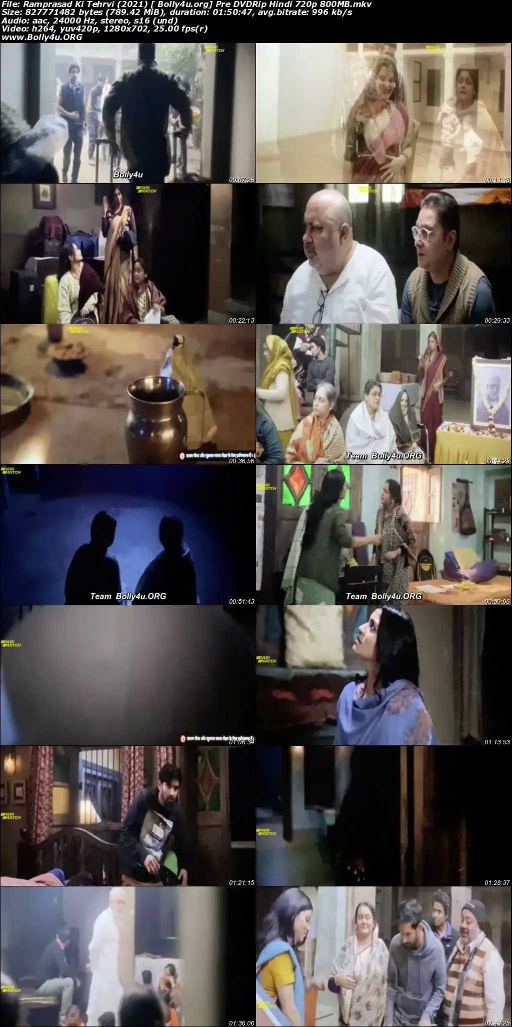 Ramprasad Ki Tehrvi 2021 Pre DVDRip 800MB Hindi 720p Download