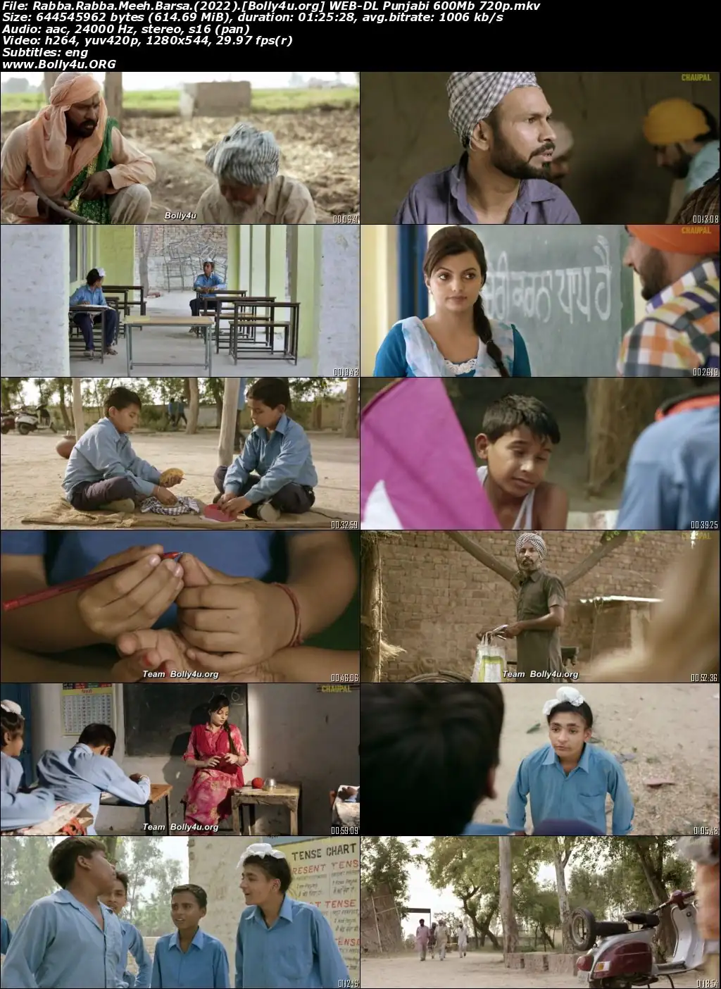 Rabba Rabba Meeh Varsa 2022 WEB-DL Punjabi Full Movie Download 720p  480p