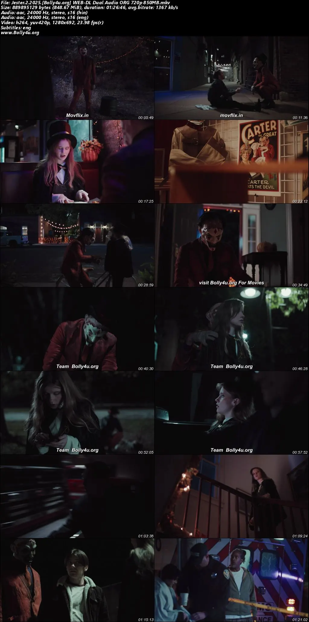 Jester 2 2025 WEB-DL Hindi Dual Audio ORG Full Movie Download 1080p  720p  480p