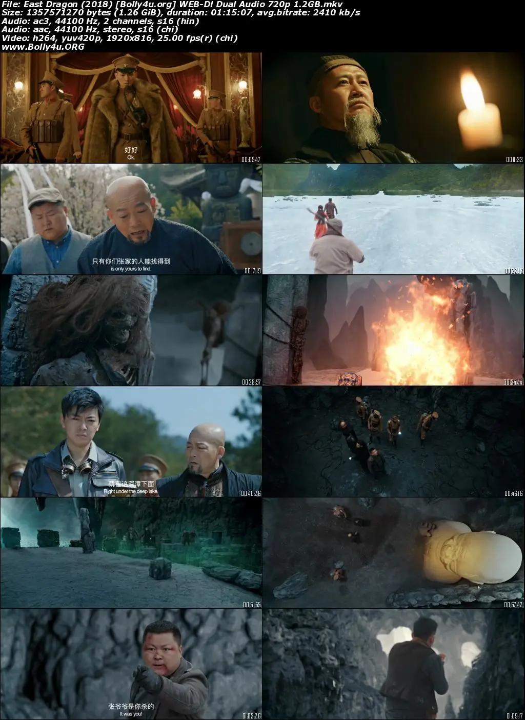 East Dragon 2018 WEB-DL Hindi Dual Audio 720p 480p Download
