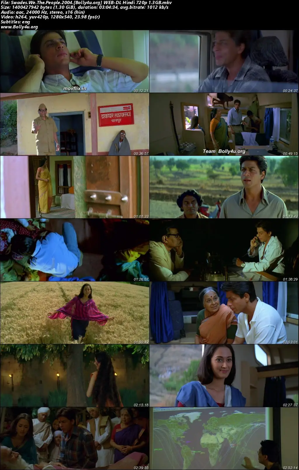Swades We The People 2004 WEB-DL Hindi Full Movie Download 1080p  720p  480p