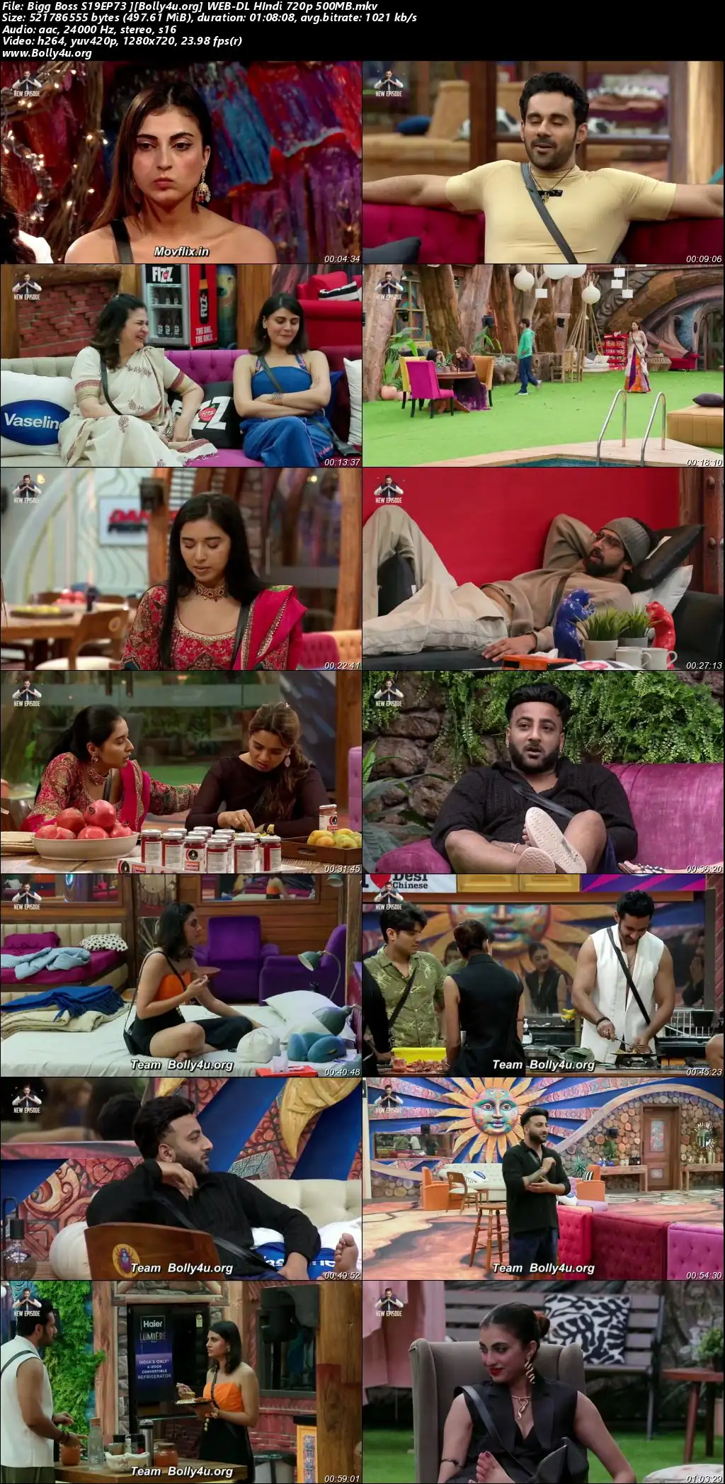 Bigg Boss 2025 WEB-DL Hindi S19EP73 Download 720p  480p